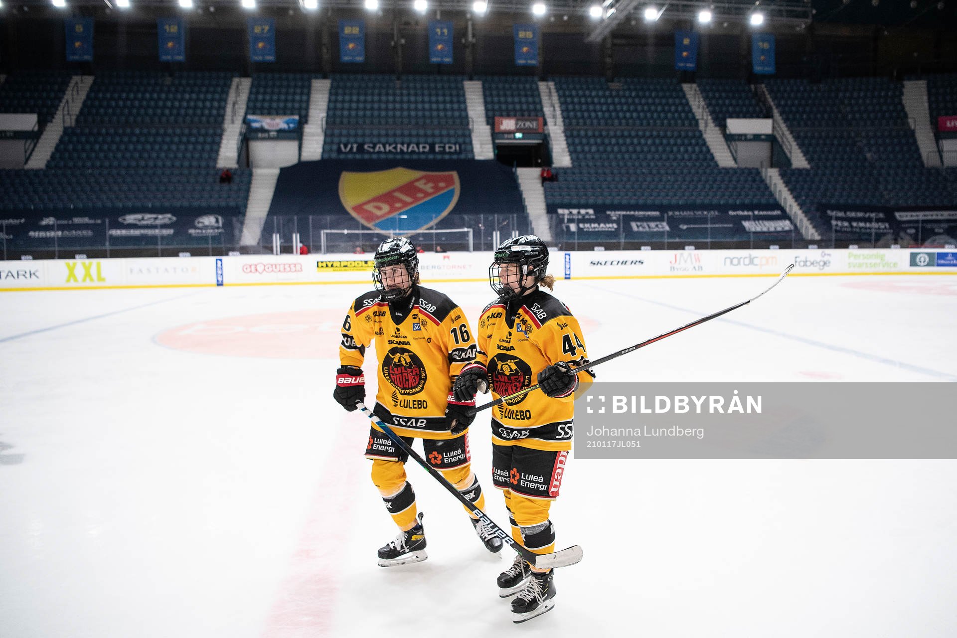 Luleås Petra Nieminen och Nicoline Söndergaard Jensen