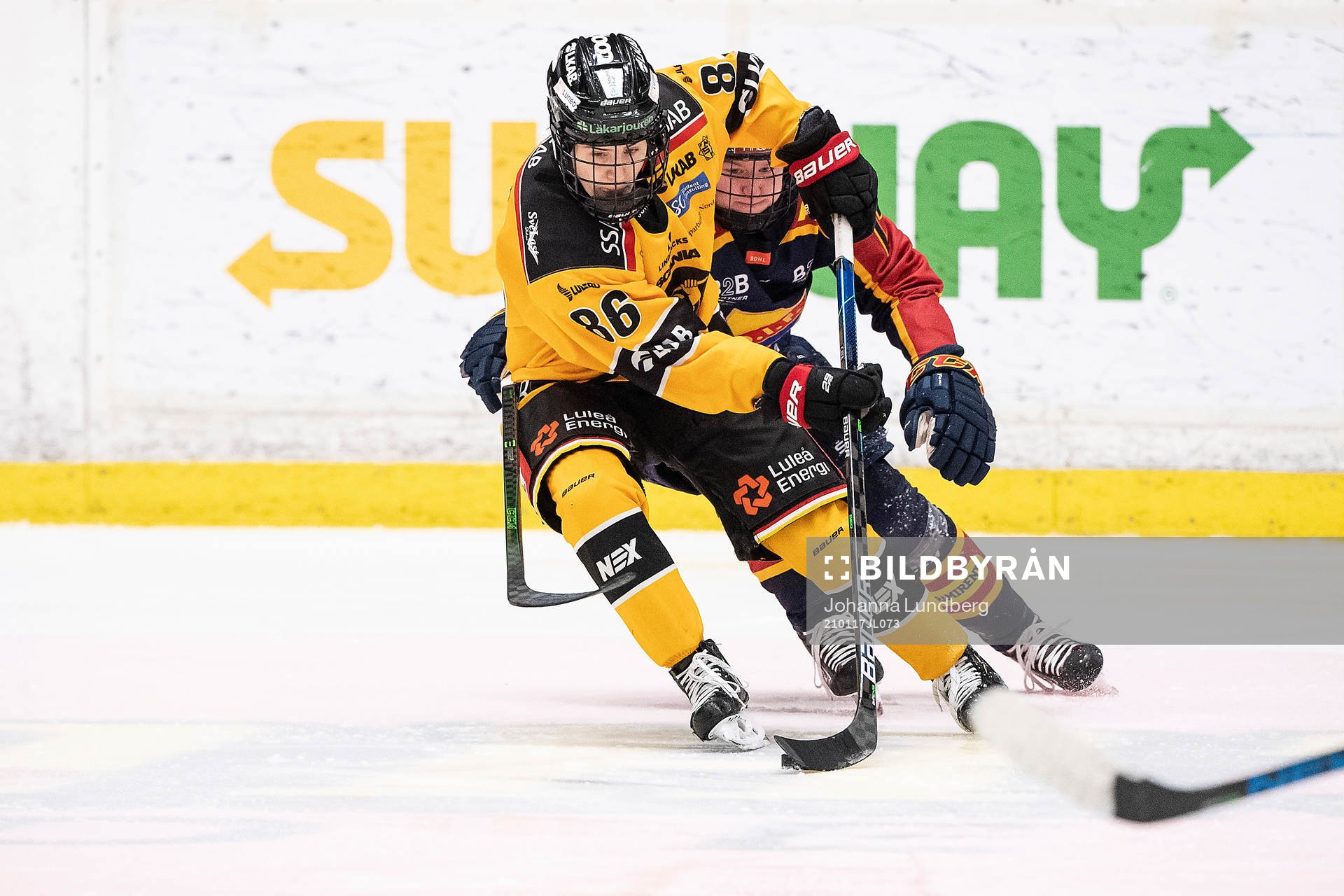 Luleås Michela Cava och Djurgårdens Julia Johansson