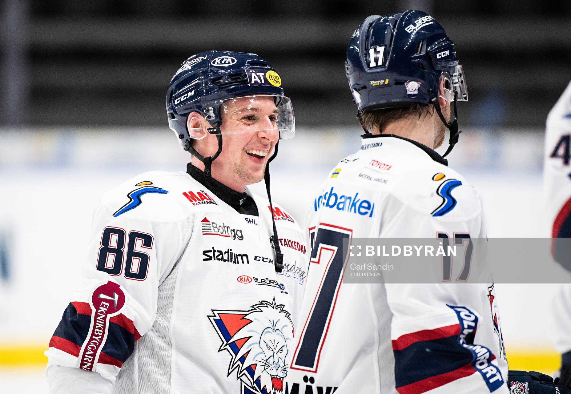 Linköpings Tyler Morley jublar