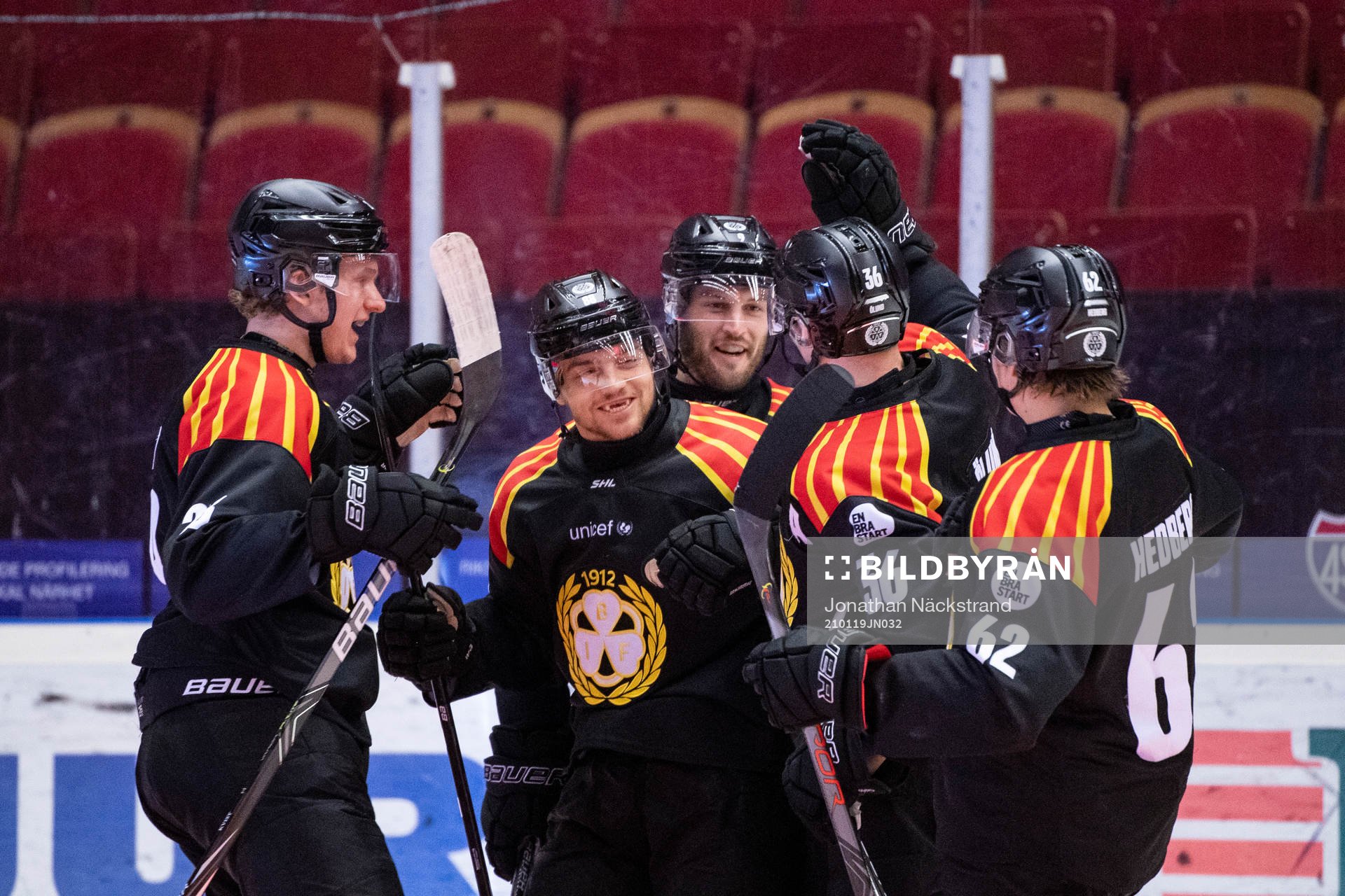 Brynäs Jadeon Descheneau jublar