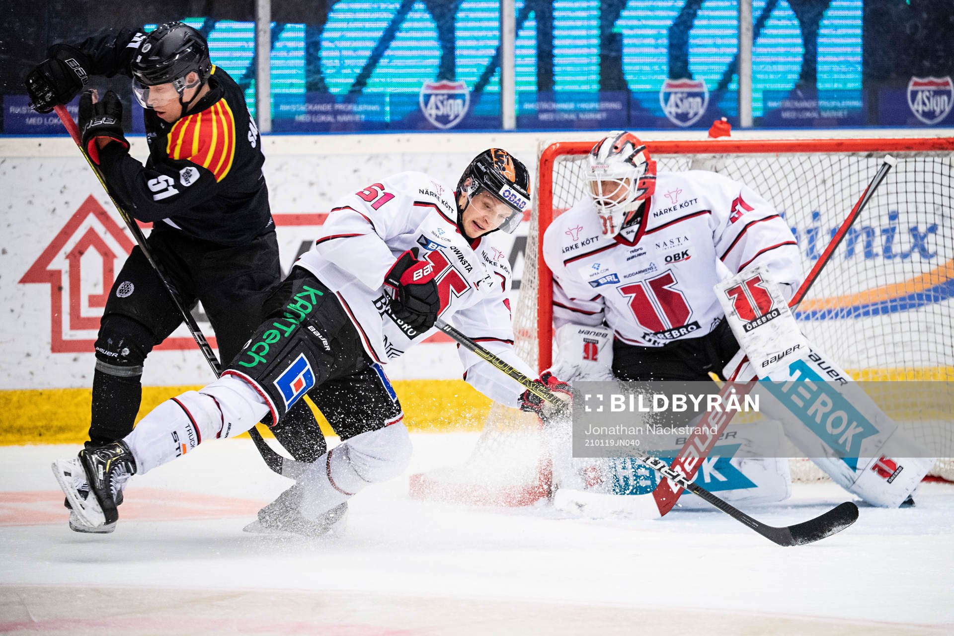 Brynäs Tomi Sallinen och Örebros Kristian Näkyvä