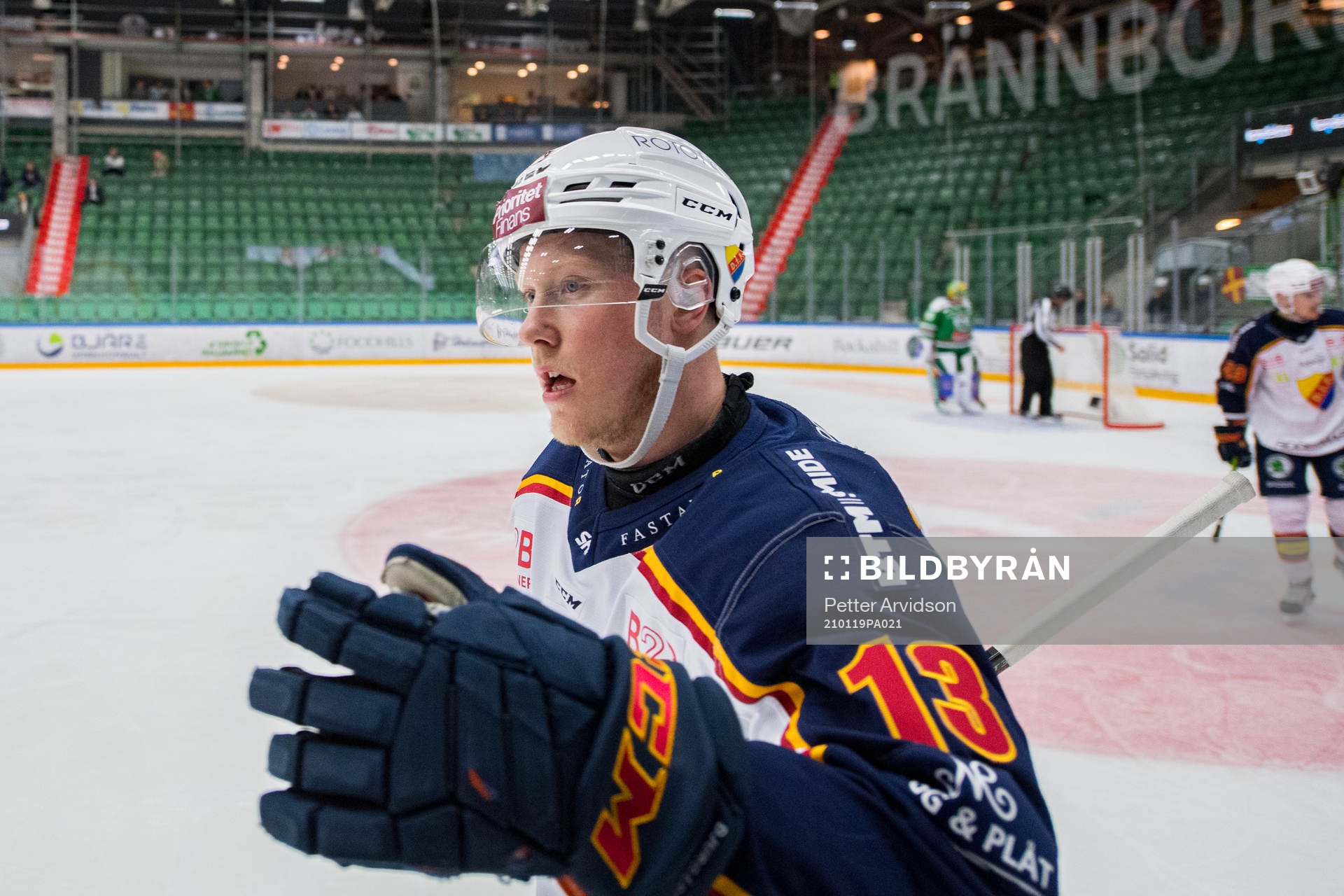 Djurgårdens Kalle Östman jublar
