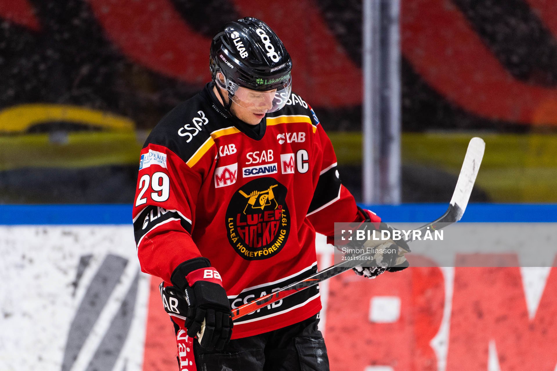 Luleås Erik Gustafsson deppar