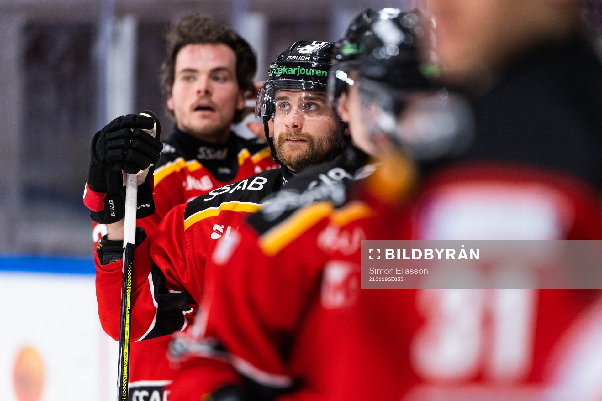 Luleås Pontus Själin deppar
