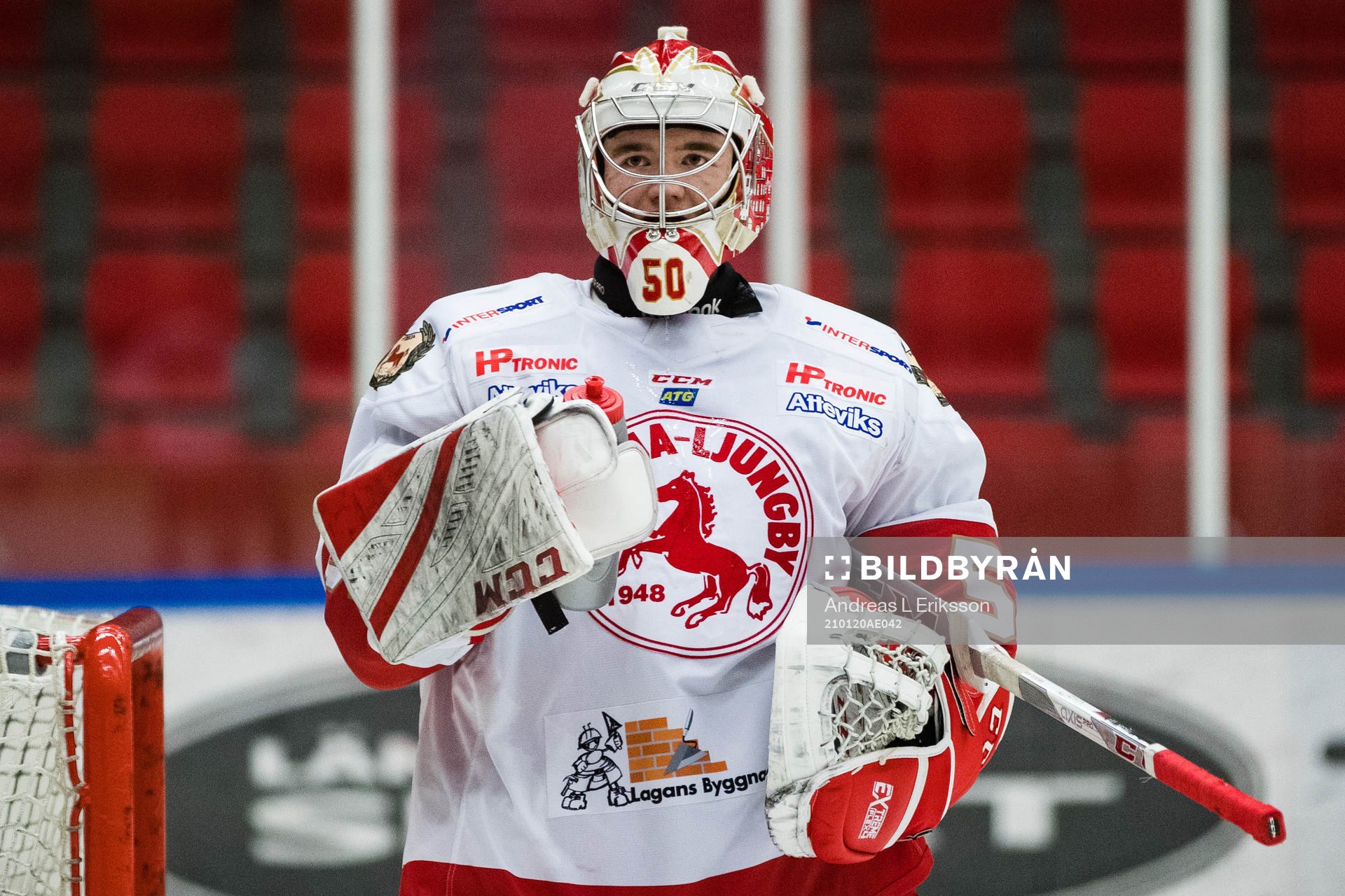 Trojas målvakt Anton Hjalmarsson