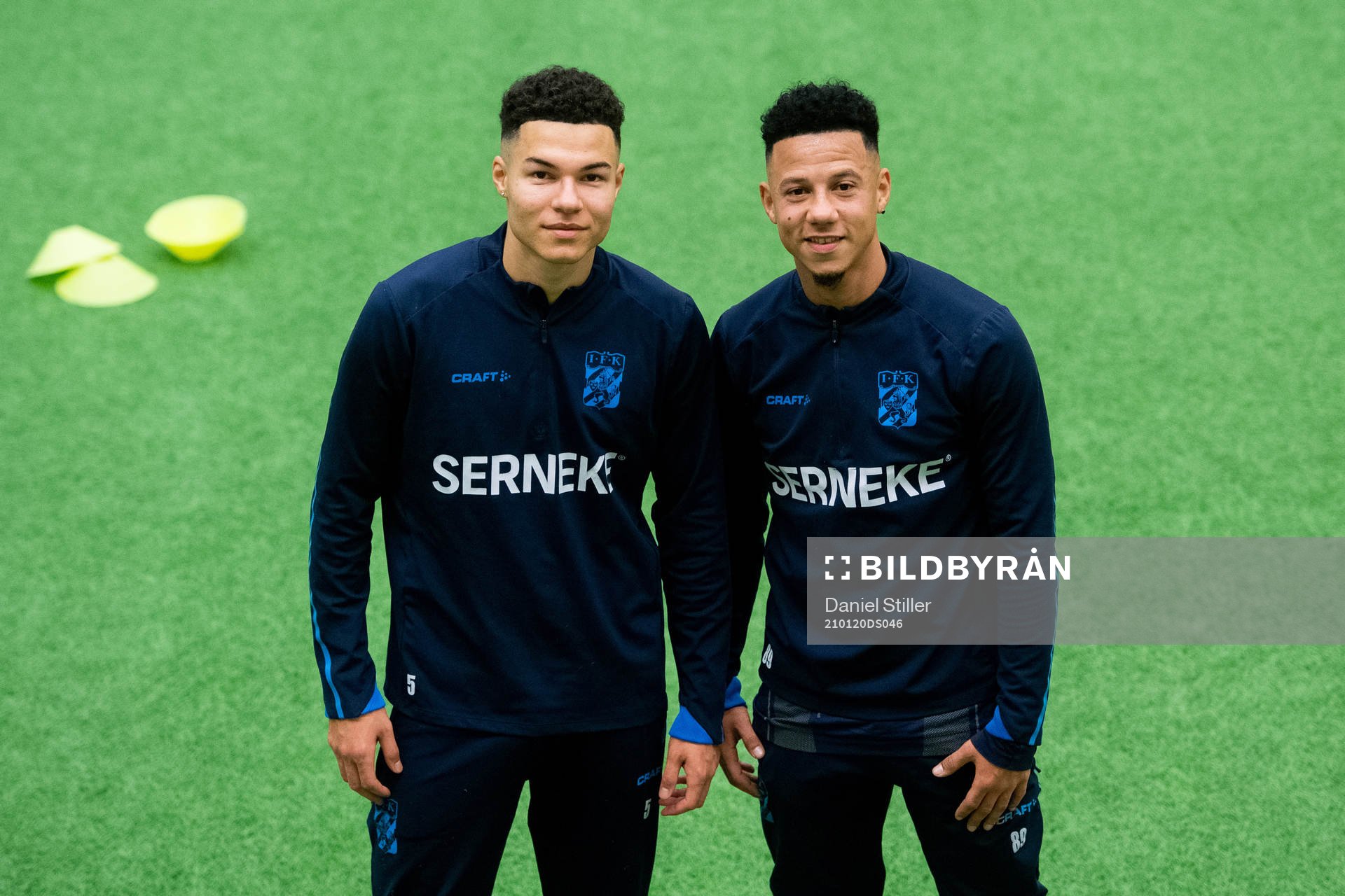Alexander Jallow och Tobias Sana