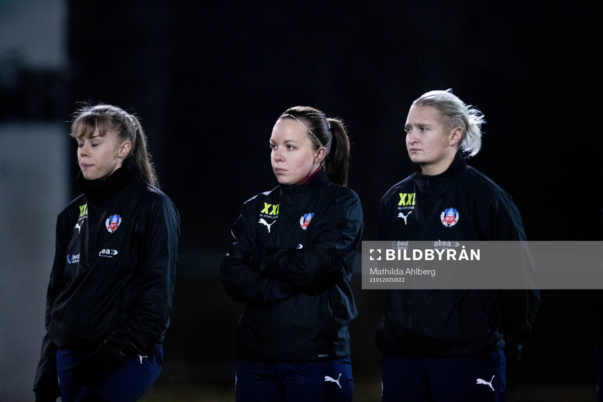 Helsingborgs Rebecka Winrot, Rosanna Johansson och Maya