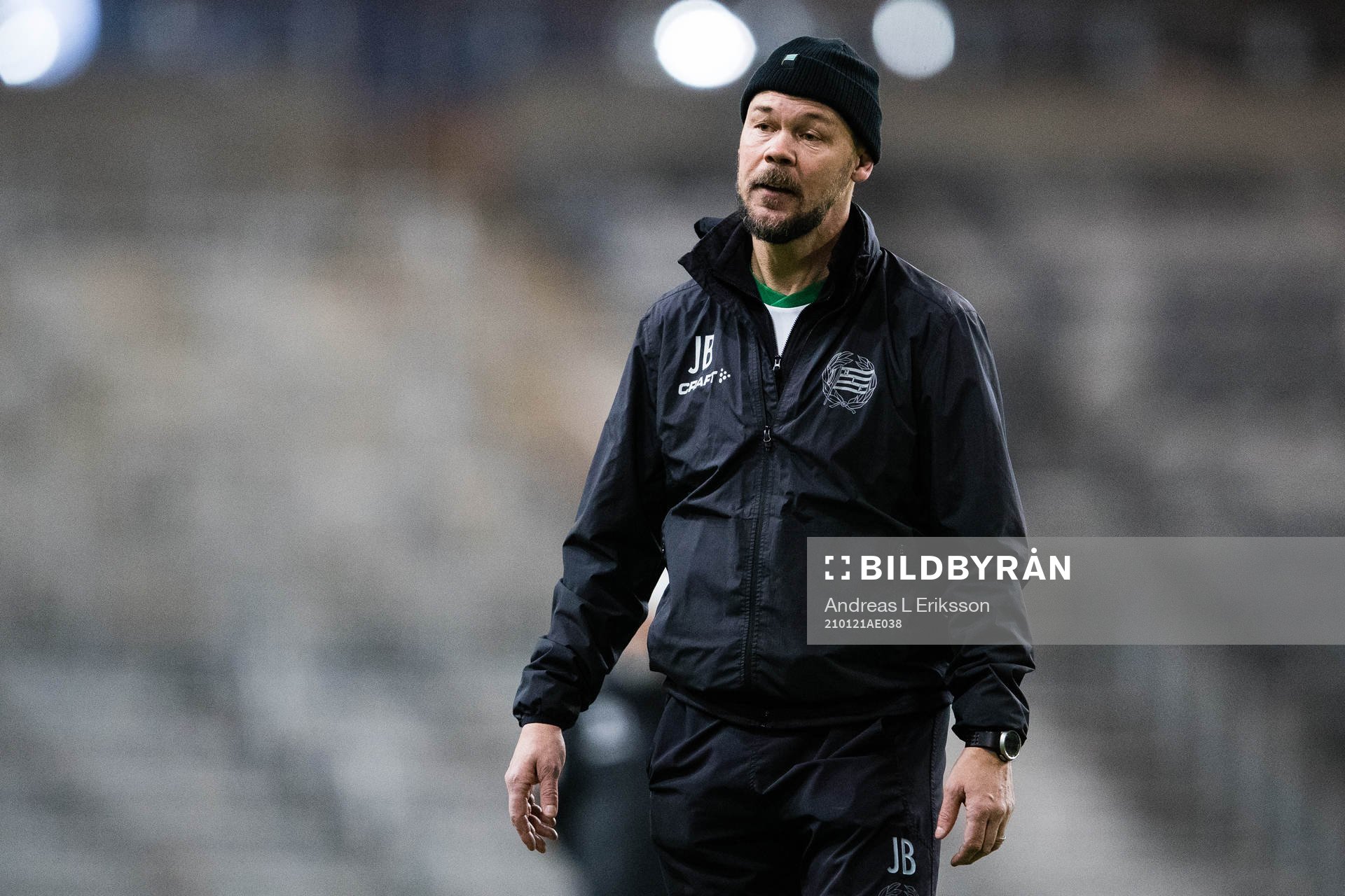 Hammarbys assisterande tränare Joachim Björklund