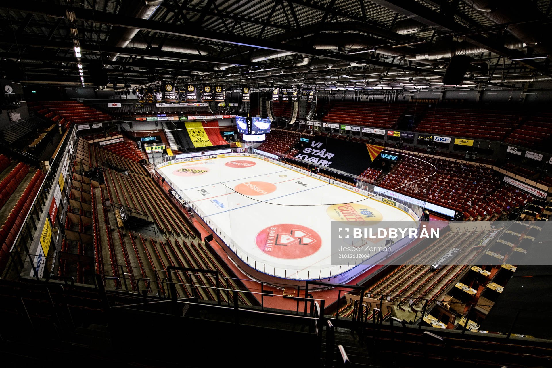 Interiör vy av Monitor ERP arena