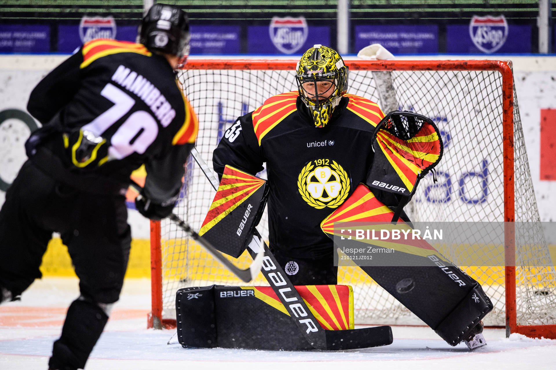 Brynäs målvakt Samuel Ersson