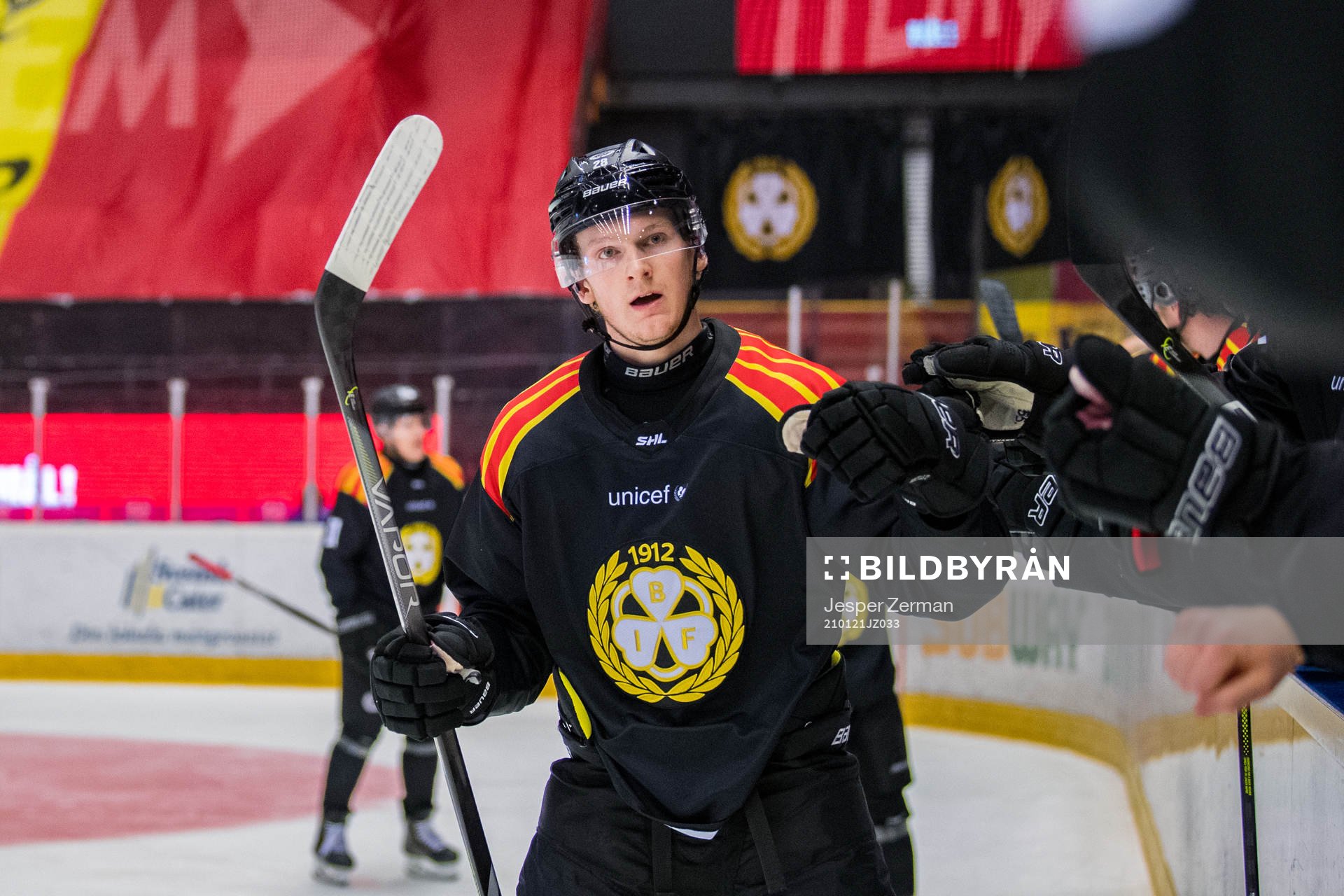 Brynäs Oskar Kvist jublar