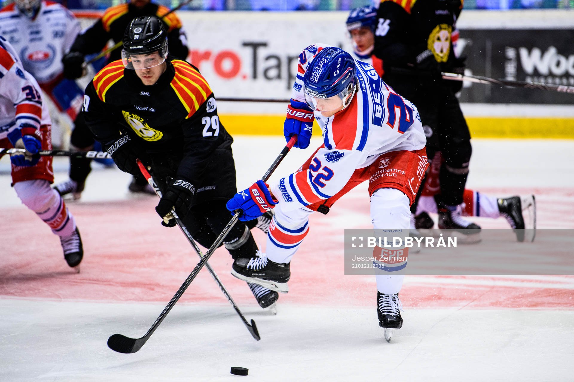 Brynäs Oscar Birgersson och Oskarshamns John Dahlström