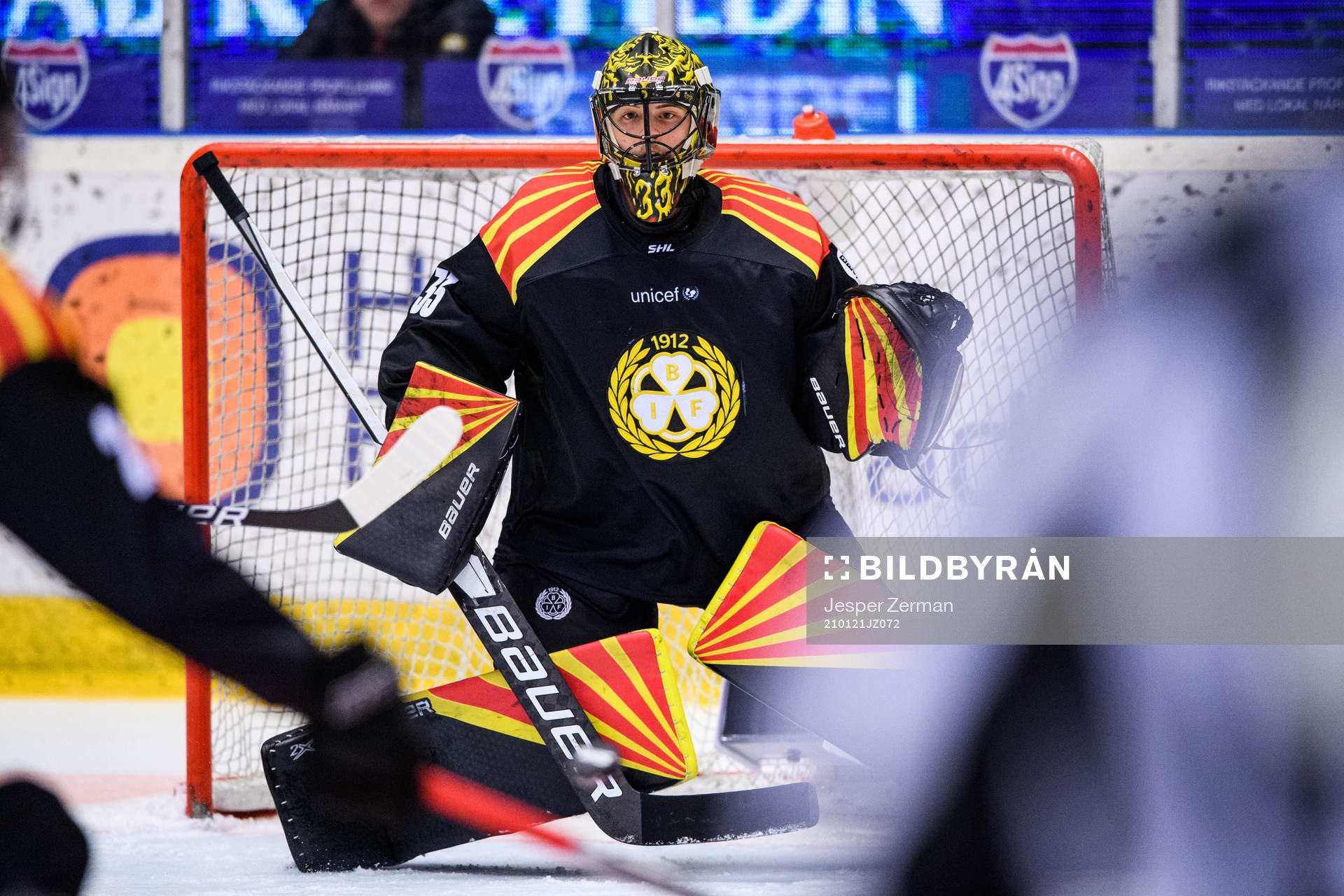 Brynäs målvakt Samuel Ersson