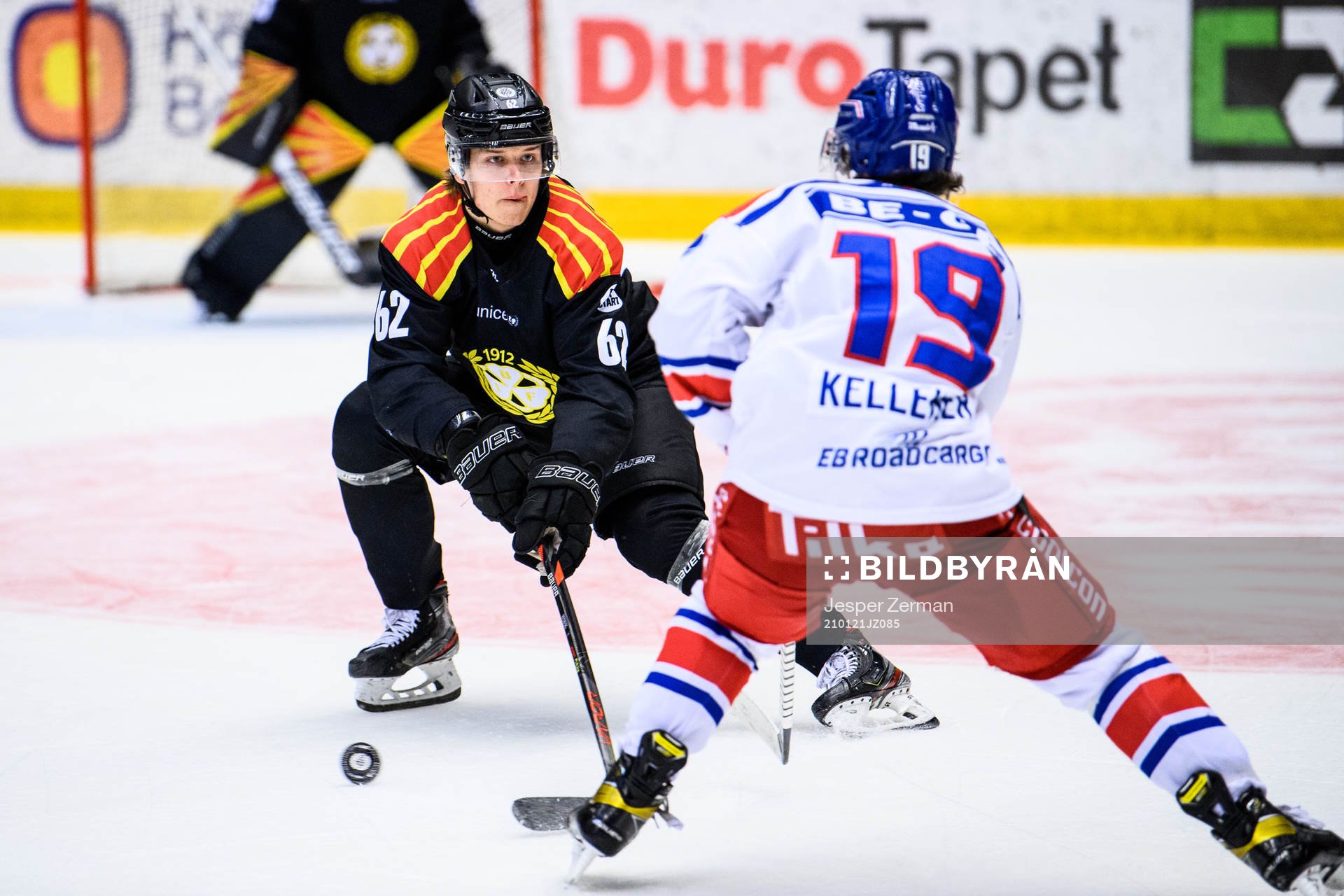 Brynäs Tom Hedberg och Oskarshamns Tyler Kelleher