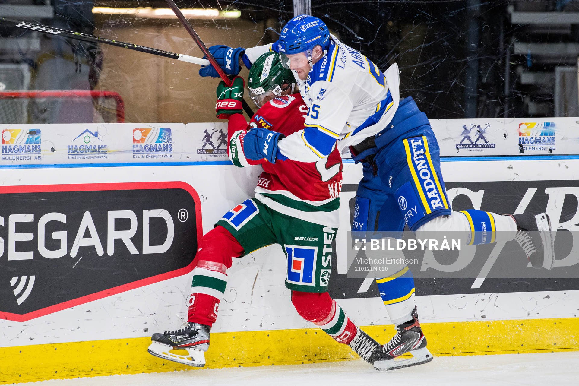 Frölundas Linus Nässén och Leksands Carter Camper