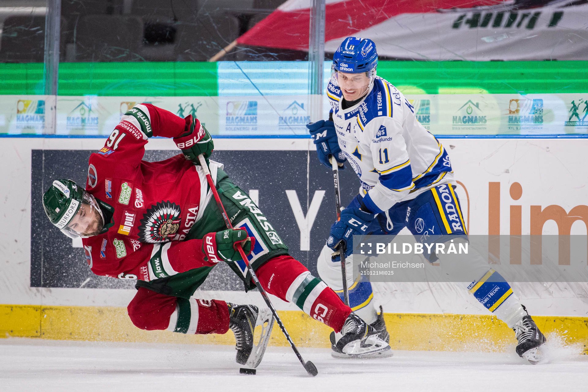 Frölundas Stefan Elliot och Leksands Martin Karlsson