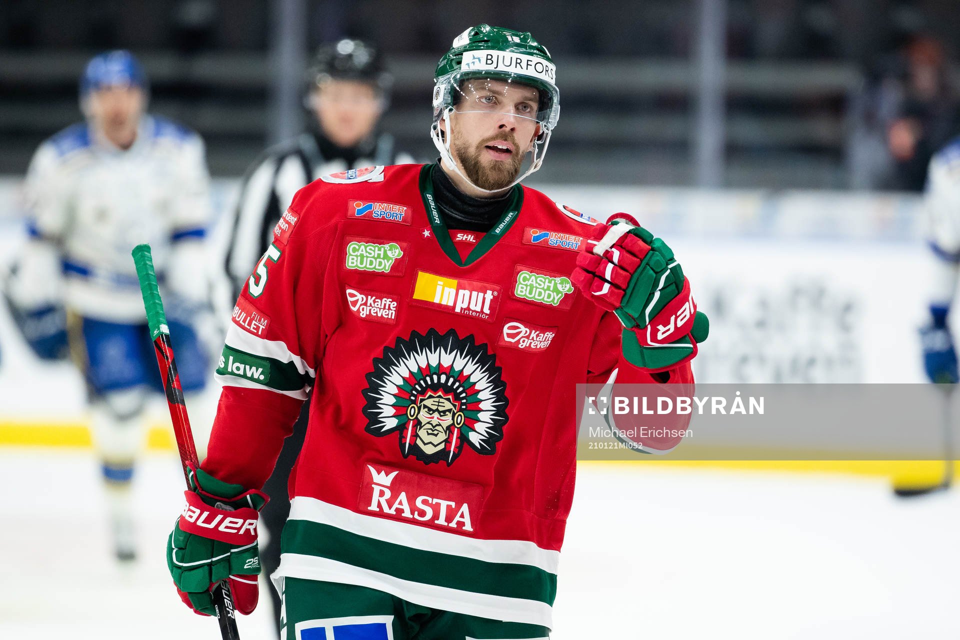 Frölundas Anders Grönlund jublar