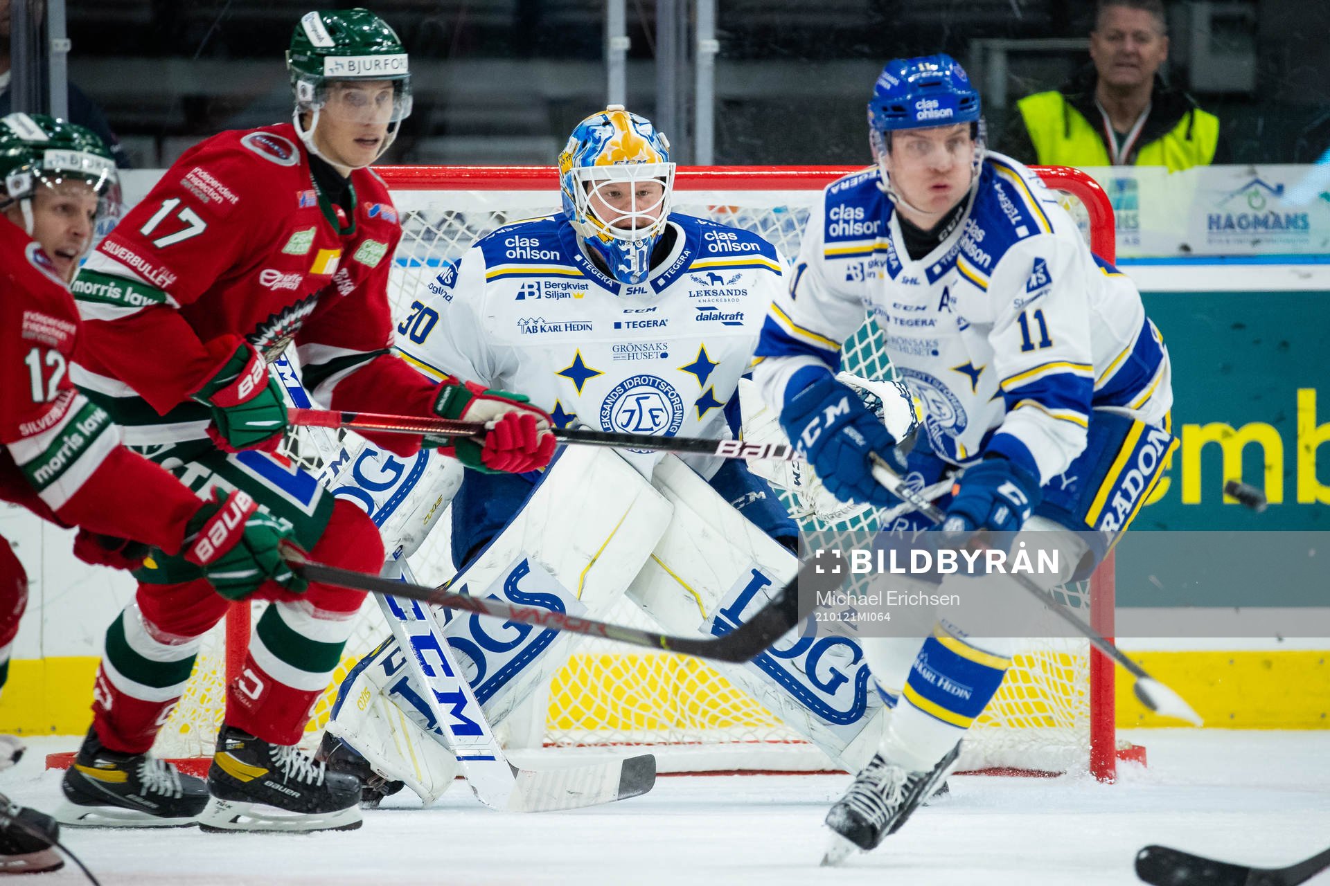 Leksands målvakt Janne Juvonen