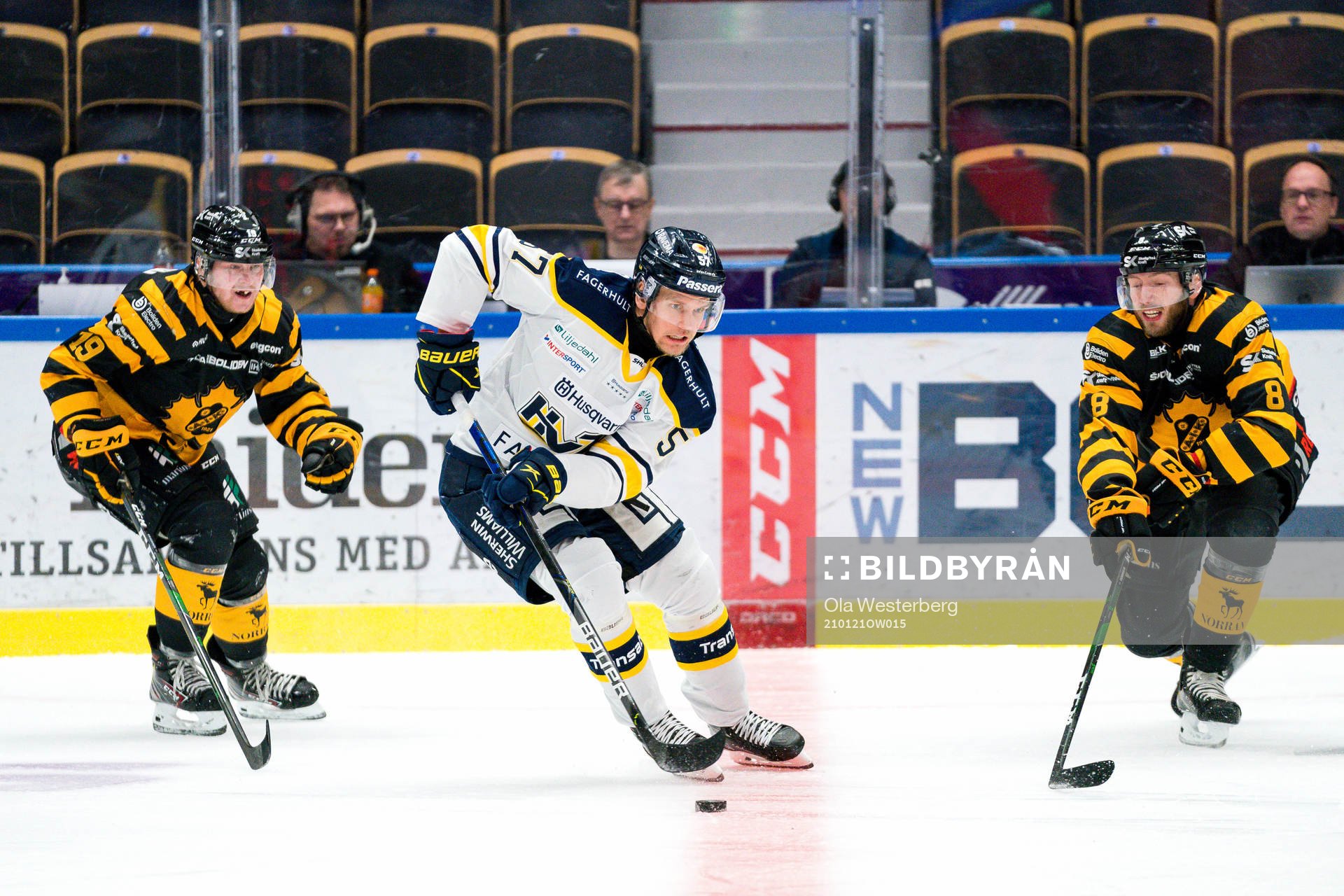 s Anton Wedin och Skellefteås Petter Granberg och Tuomas