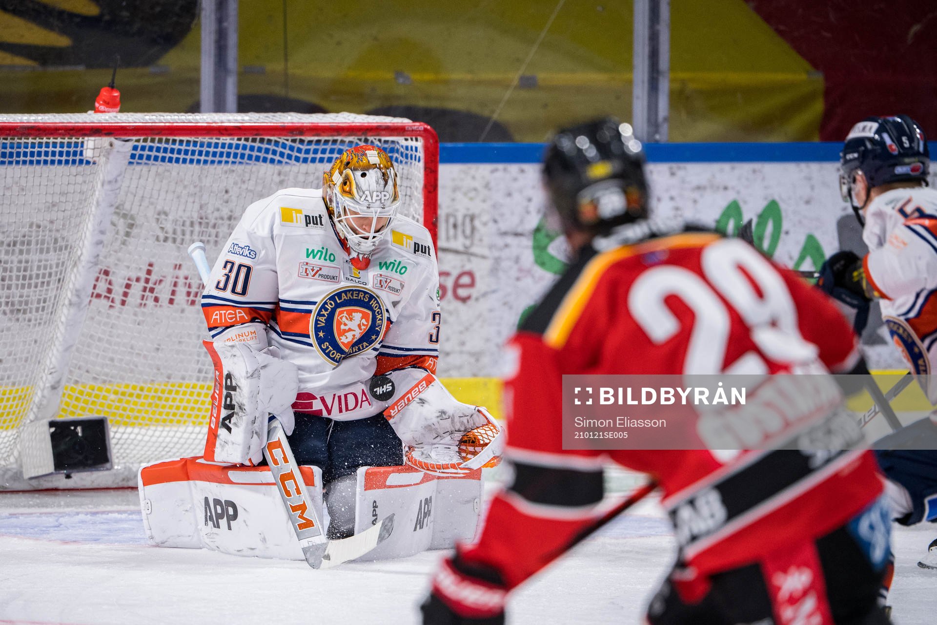 Växjös målvakt Viktor Fasth