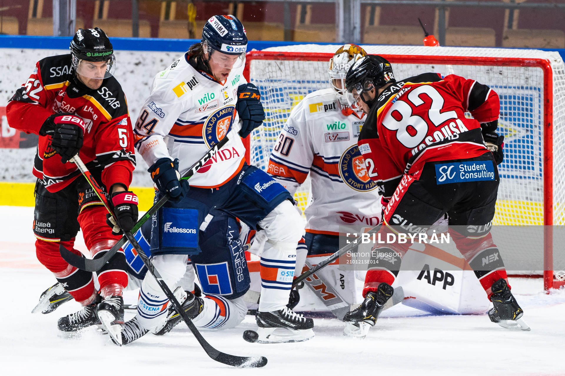 Luleås Karl Fabricius och Växjös Joel Persson