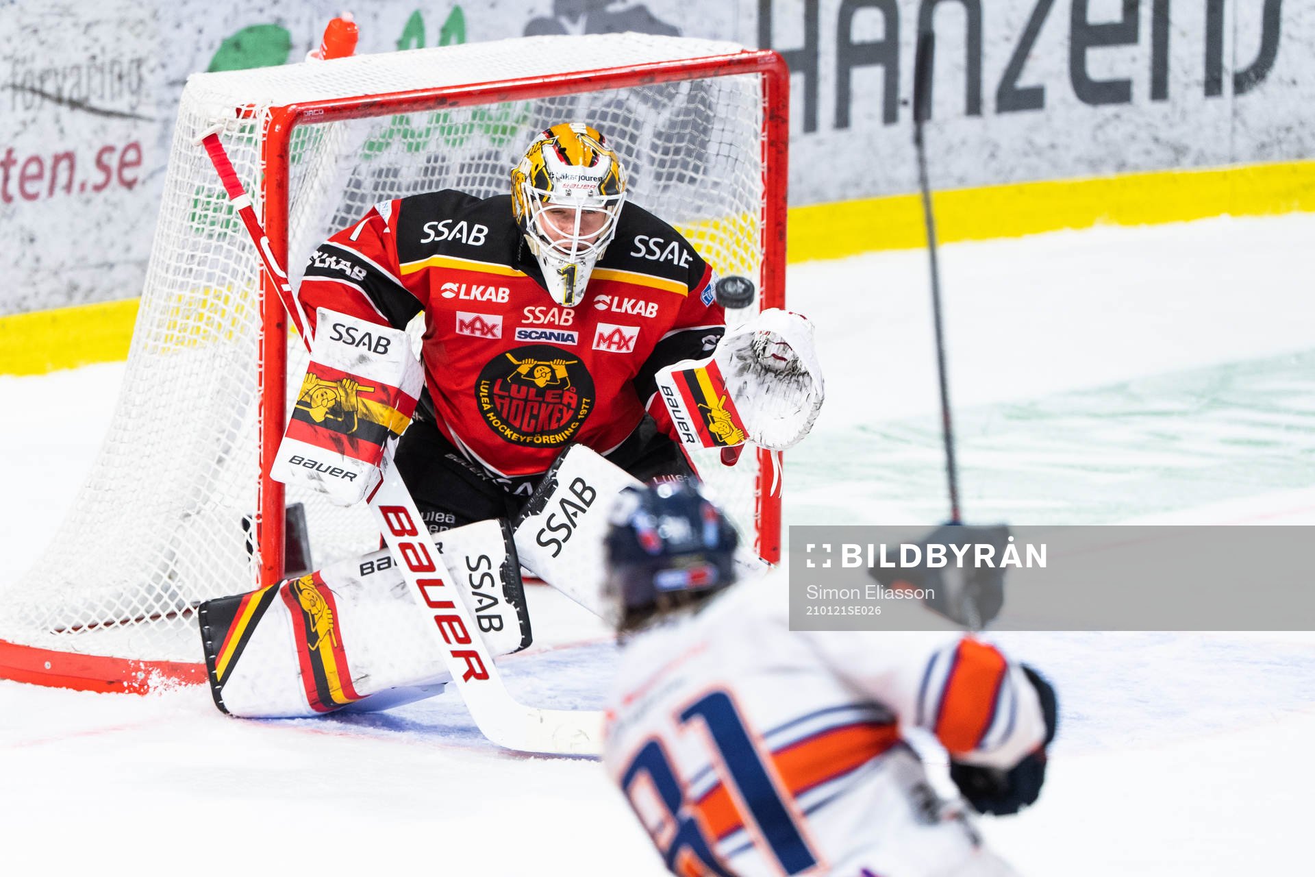 Luleås målvakt Jesper Wallstedt