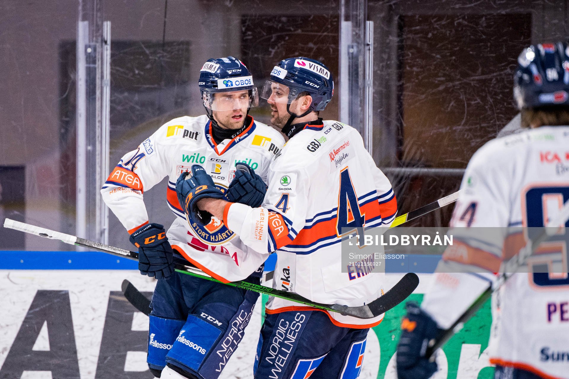 Växjös Emil Pettersson jublar
