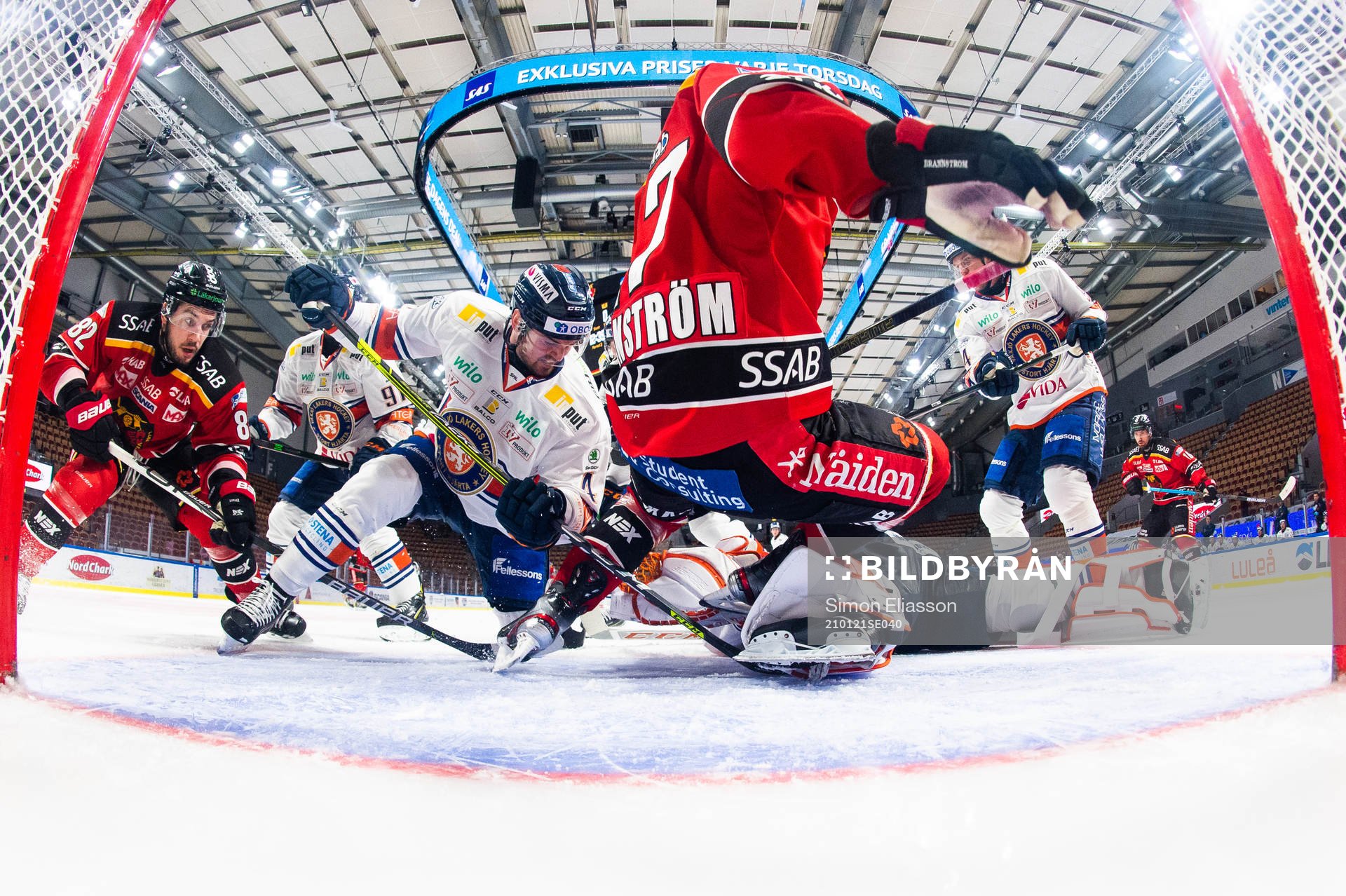 Luleås Chris Desousa, Växjös Tim Erixon, Luleås Isac