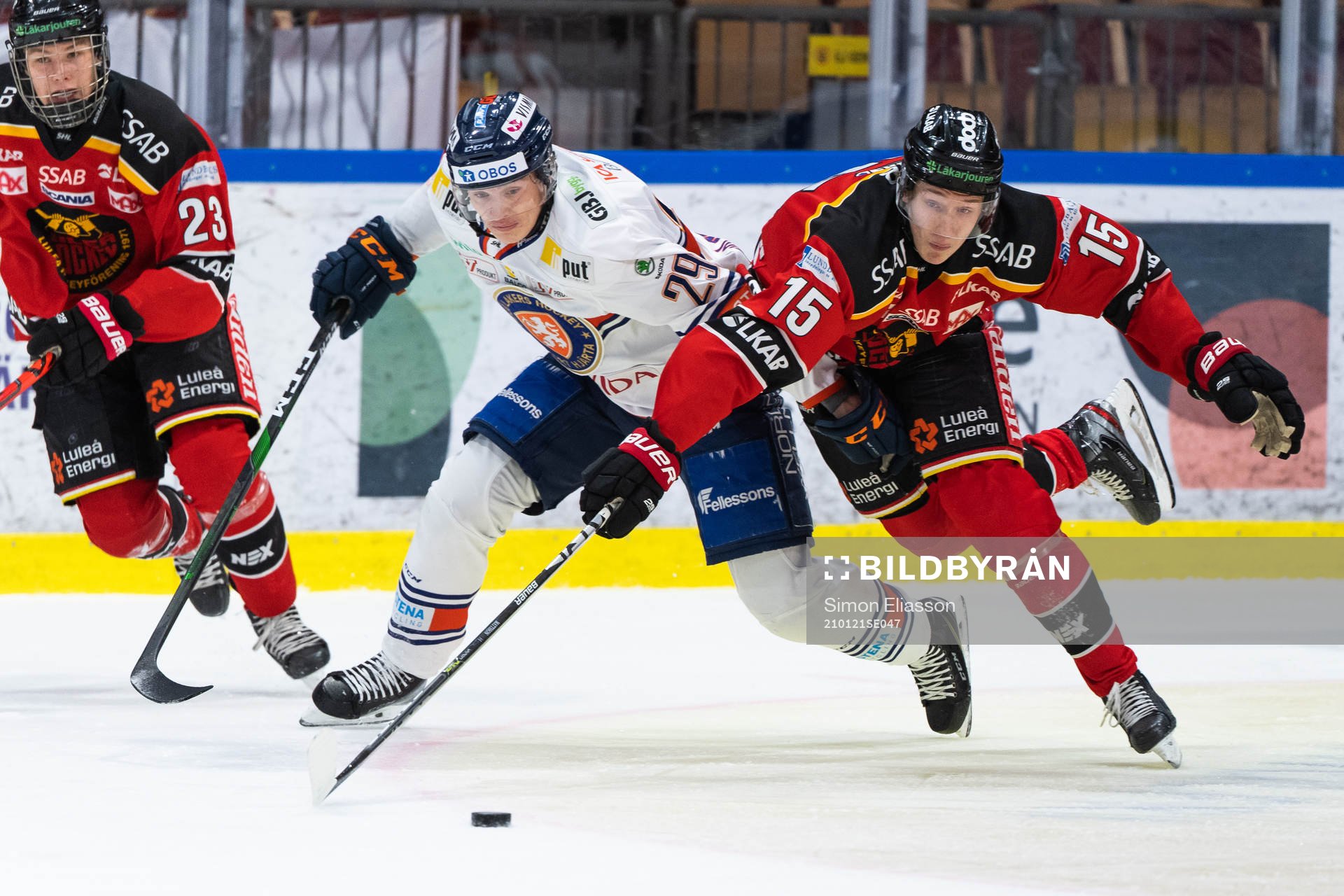Växjös Pontus Holmberg och Luleås Carl Mattsson