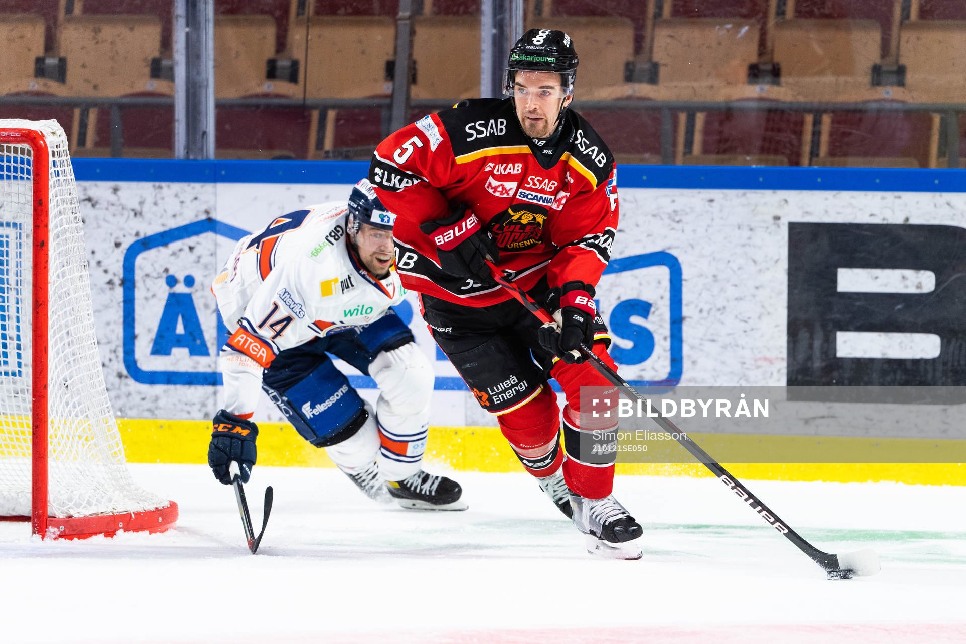 Växjös Emil Pettersson och Luleås Eddie Larsson