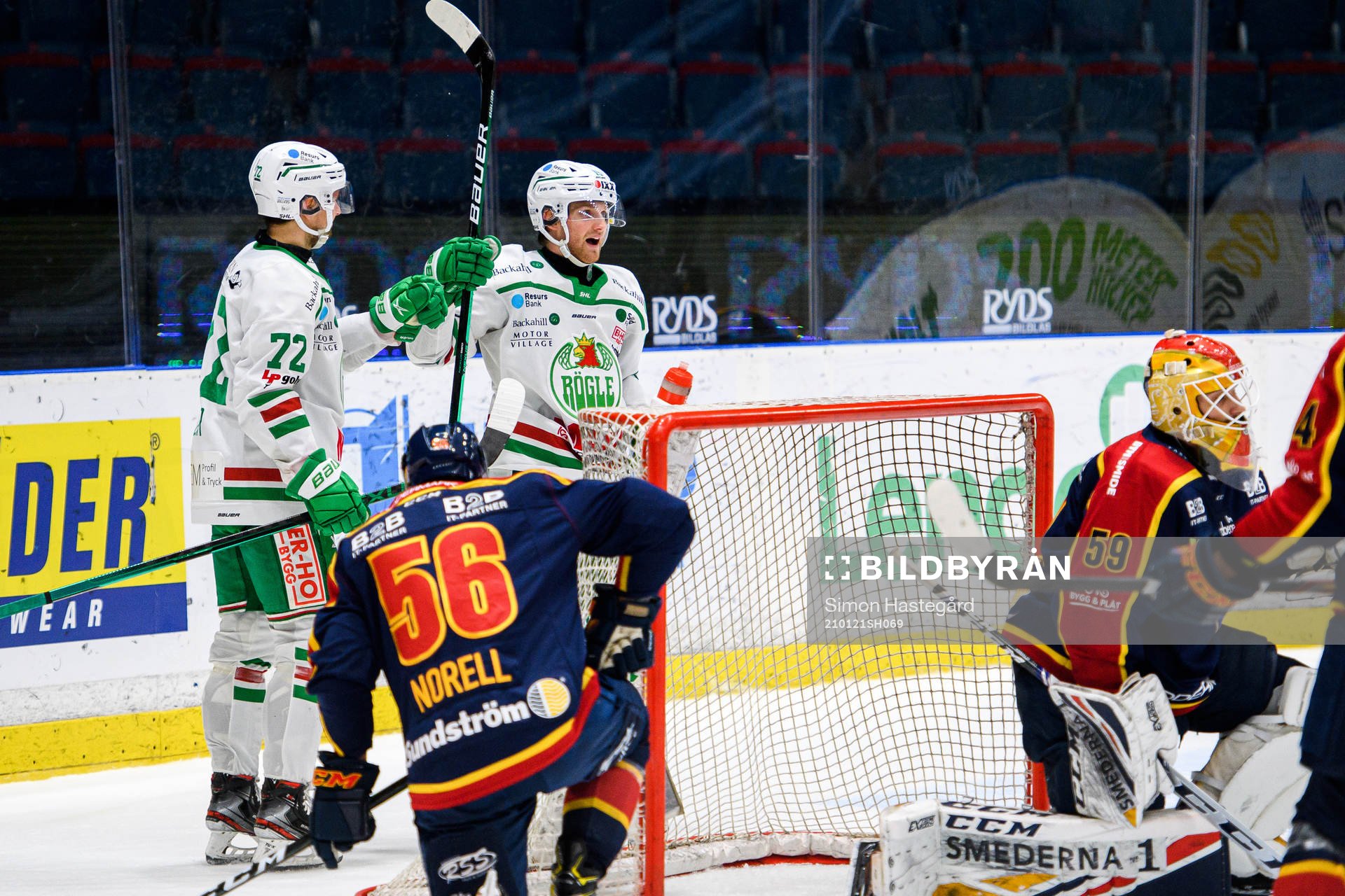 Rögles Simon Ryfors jublar