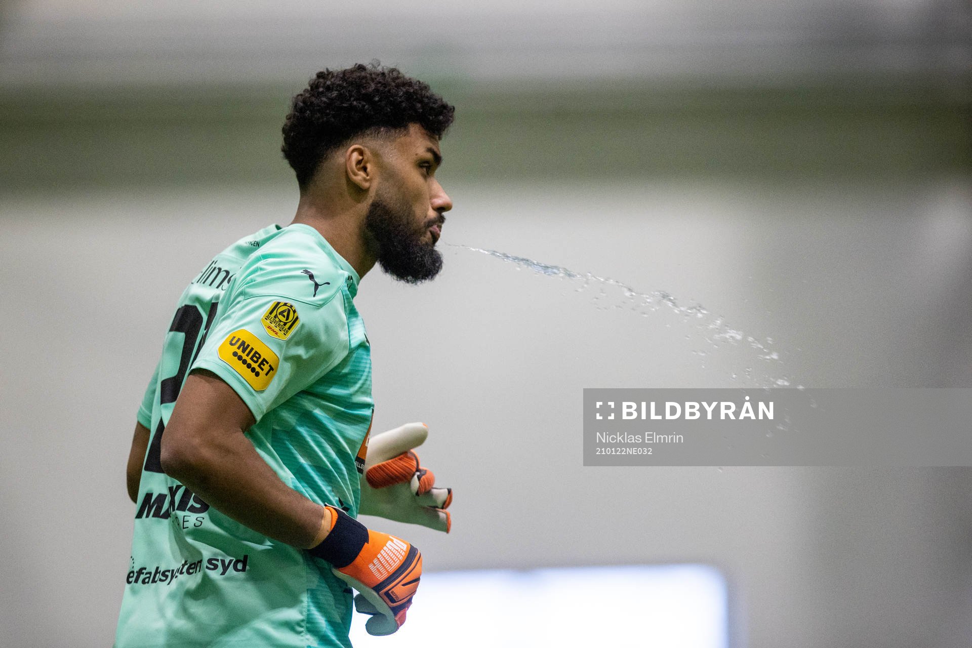 Häckens målvakt Jonathan Ursin Rasheed