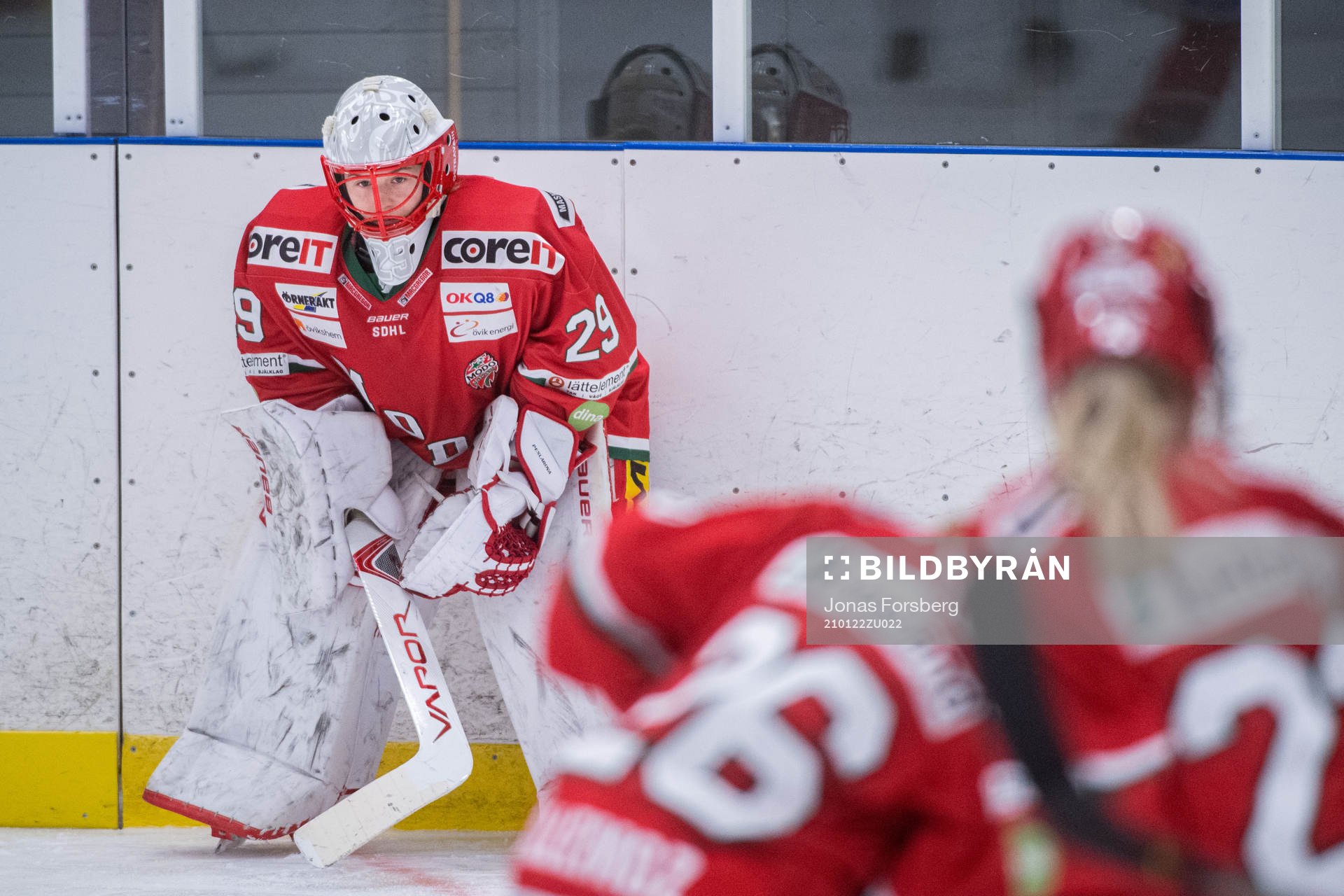 Modos målvakt Klara Peslarova