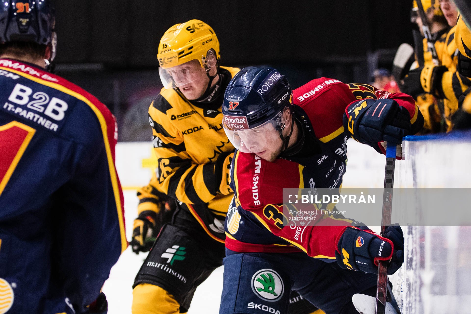 Skellefteås Linus Lindström och Djurgårdens Jesper