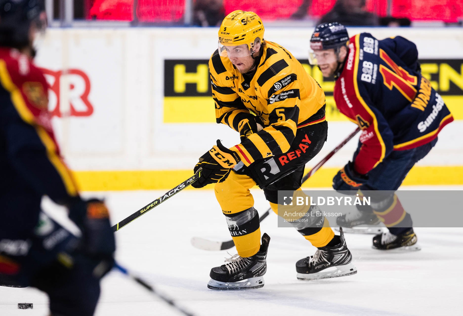 Skellefteås Philip Broberg och Djurgårdens Tom Wandell