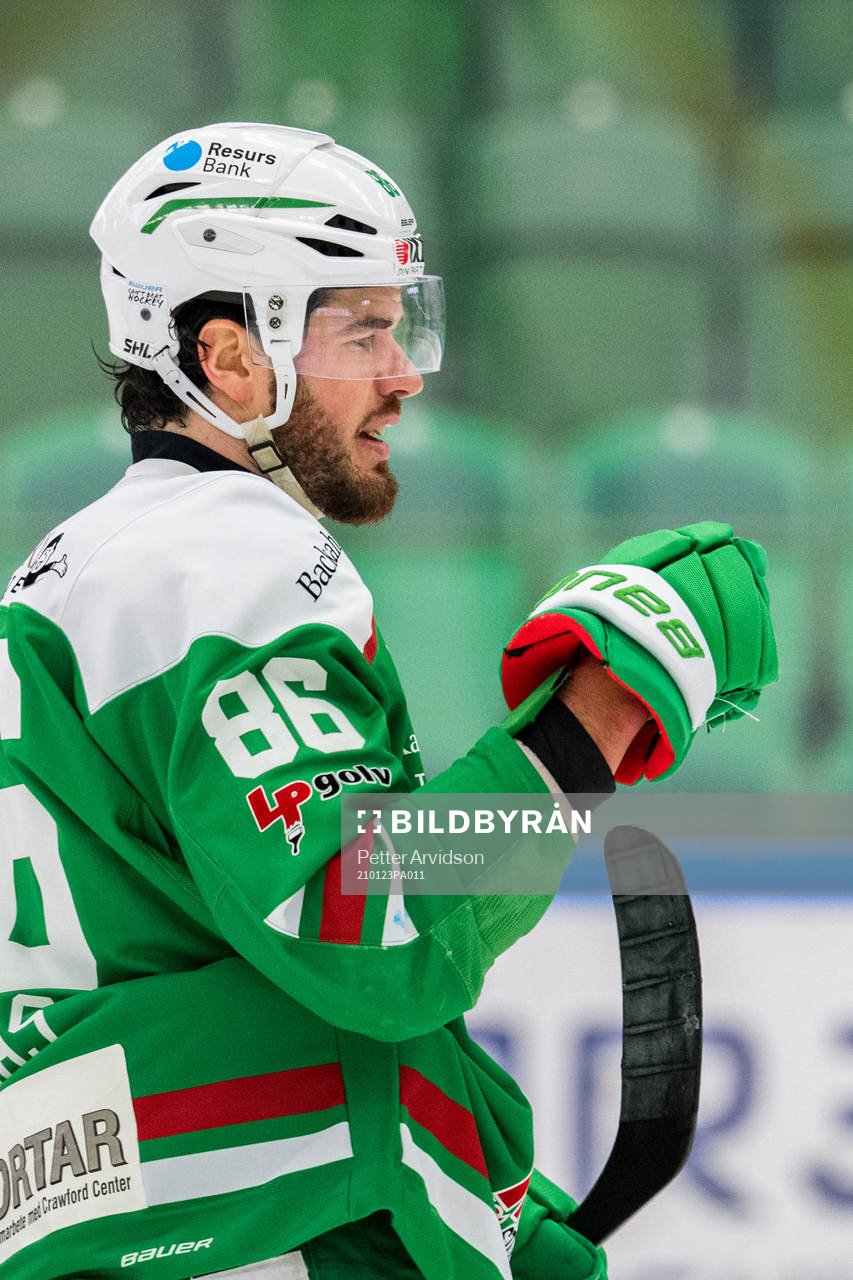Rögles Eric Gelinas jublar