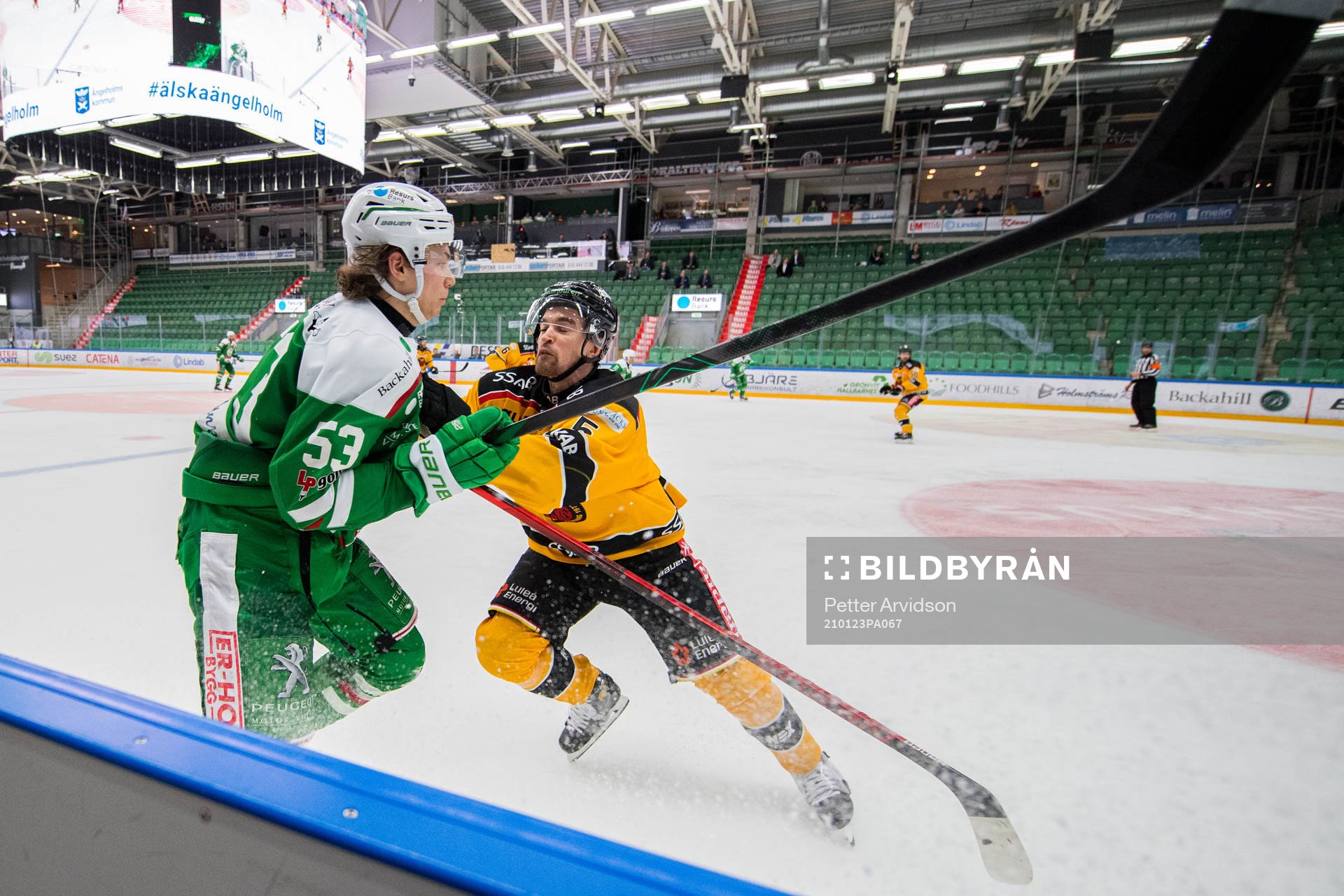 Rögles Moritz Seider och Luleås Eddie Larsson