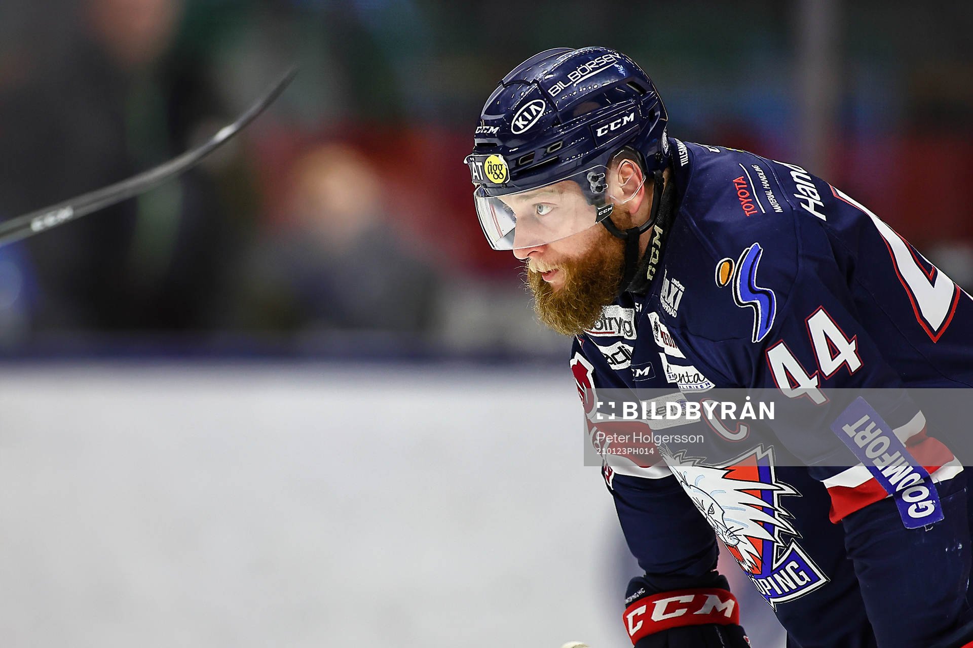 Jonas Junlandunder ishockeymatchen i SHL mellan Linköping