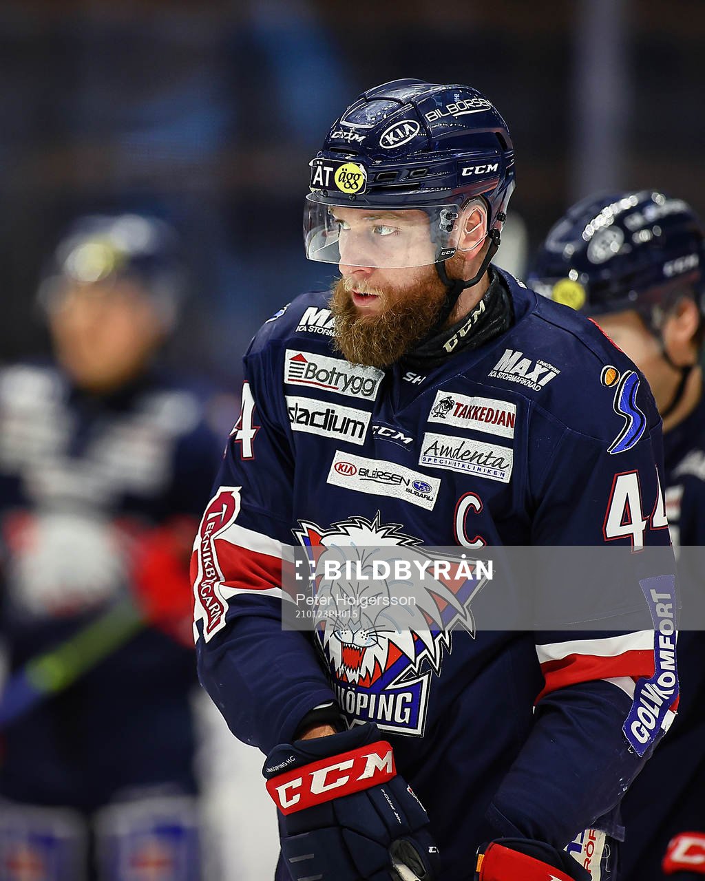 Jonas Junlandunder ishockeymatchen i SHL mellan Linköping