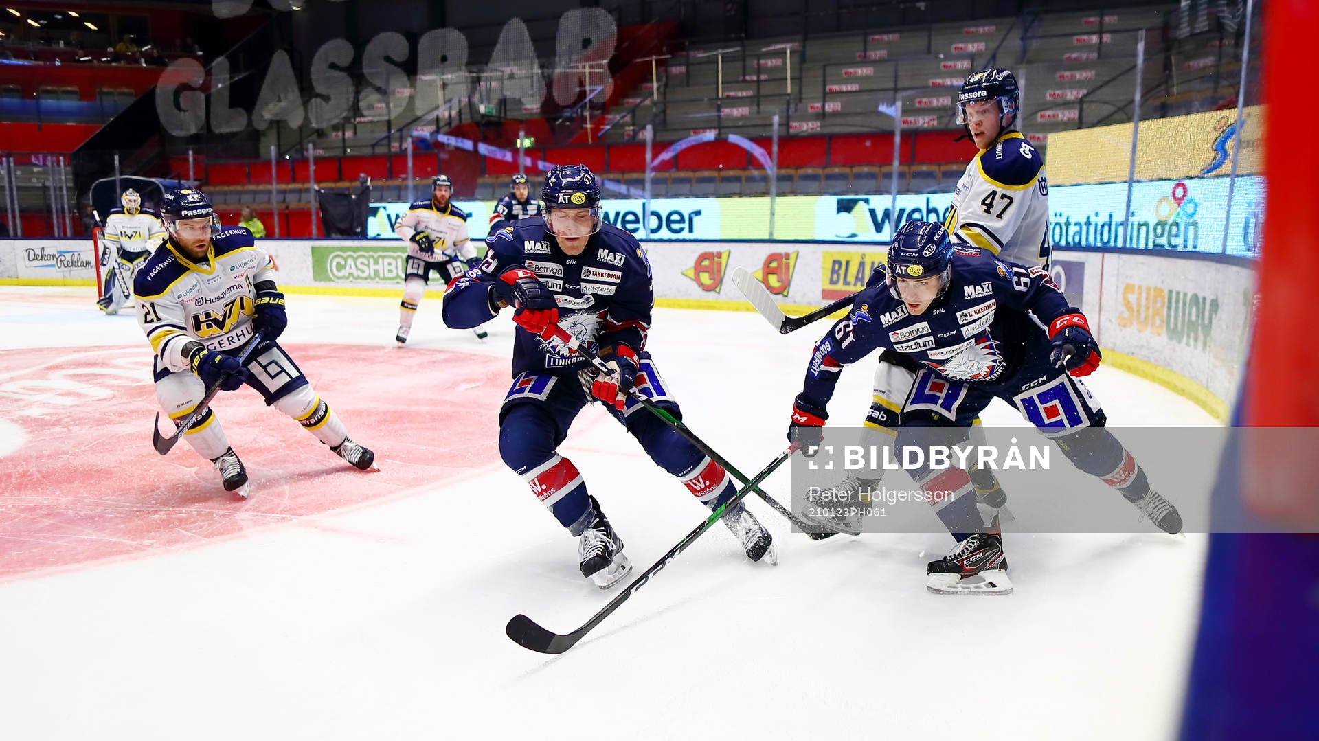 s Christian Sandberg, Linköpings Patrik Lundh, Linköpings
