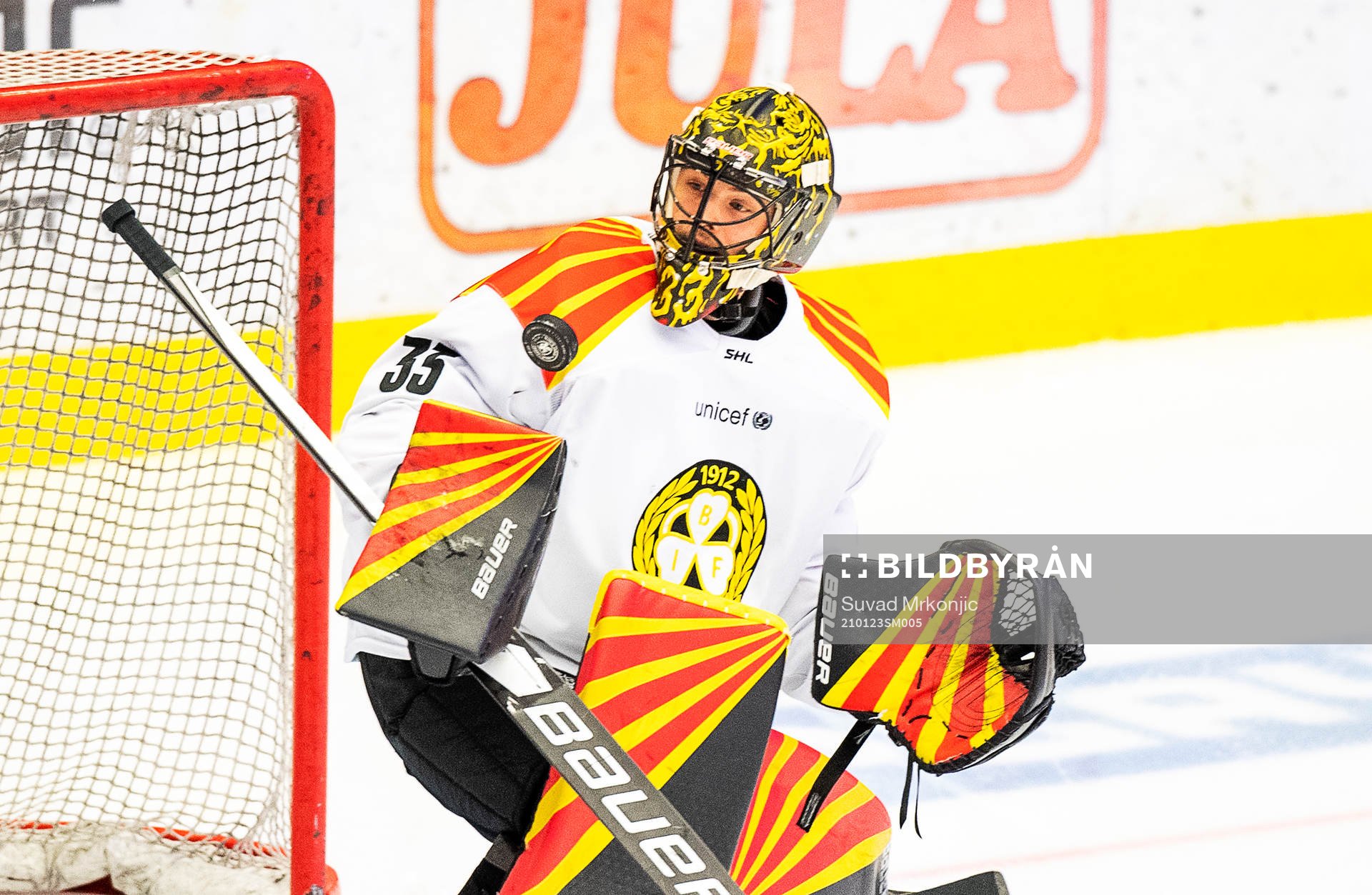 Brynäs målvakt Samuel Ersson