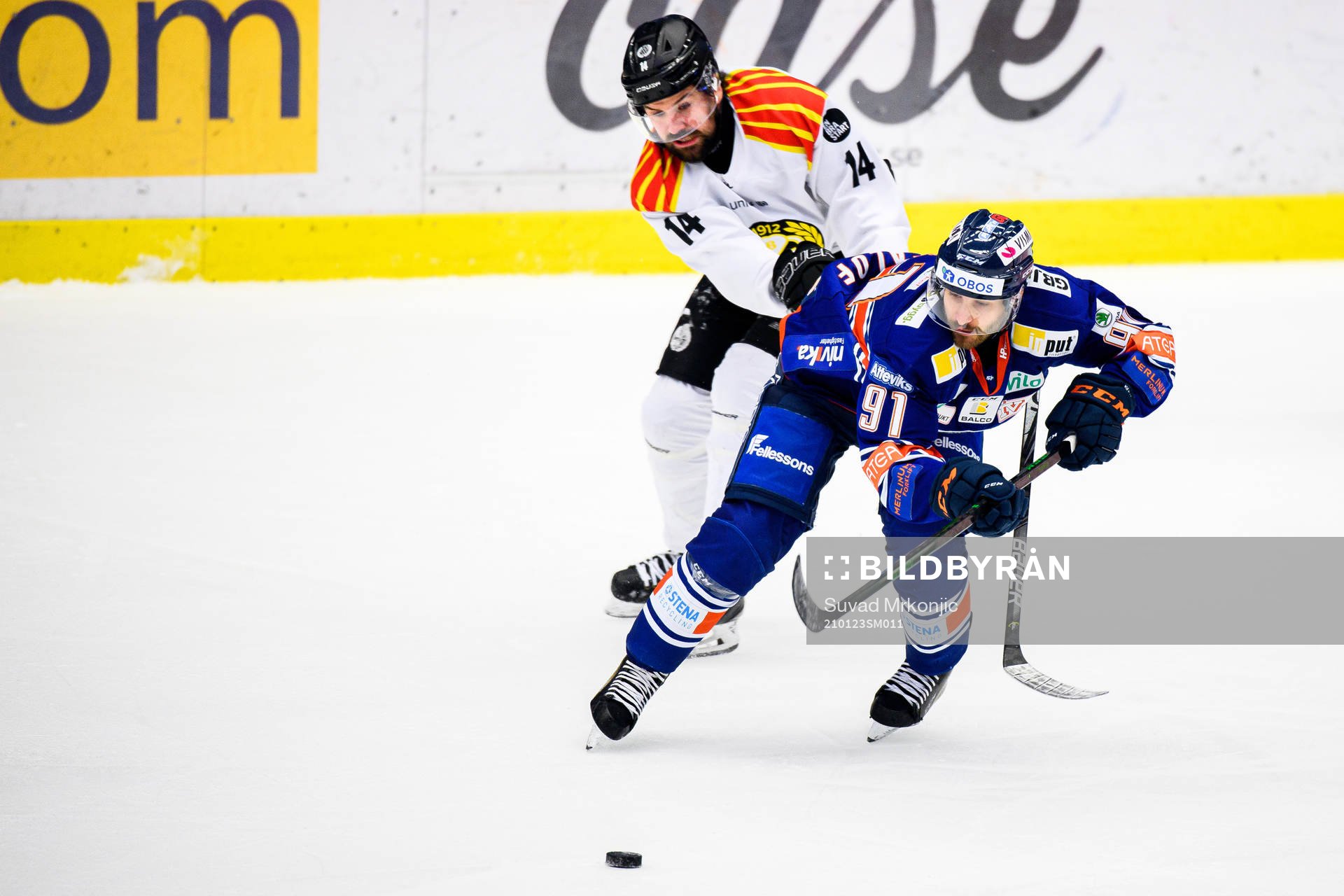 Brynäs Johan Alcén och Växjös Andrew Calof
