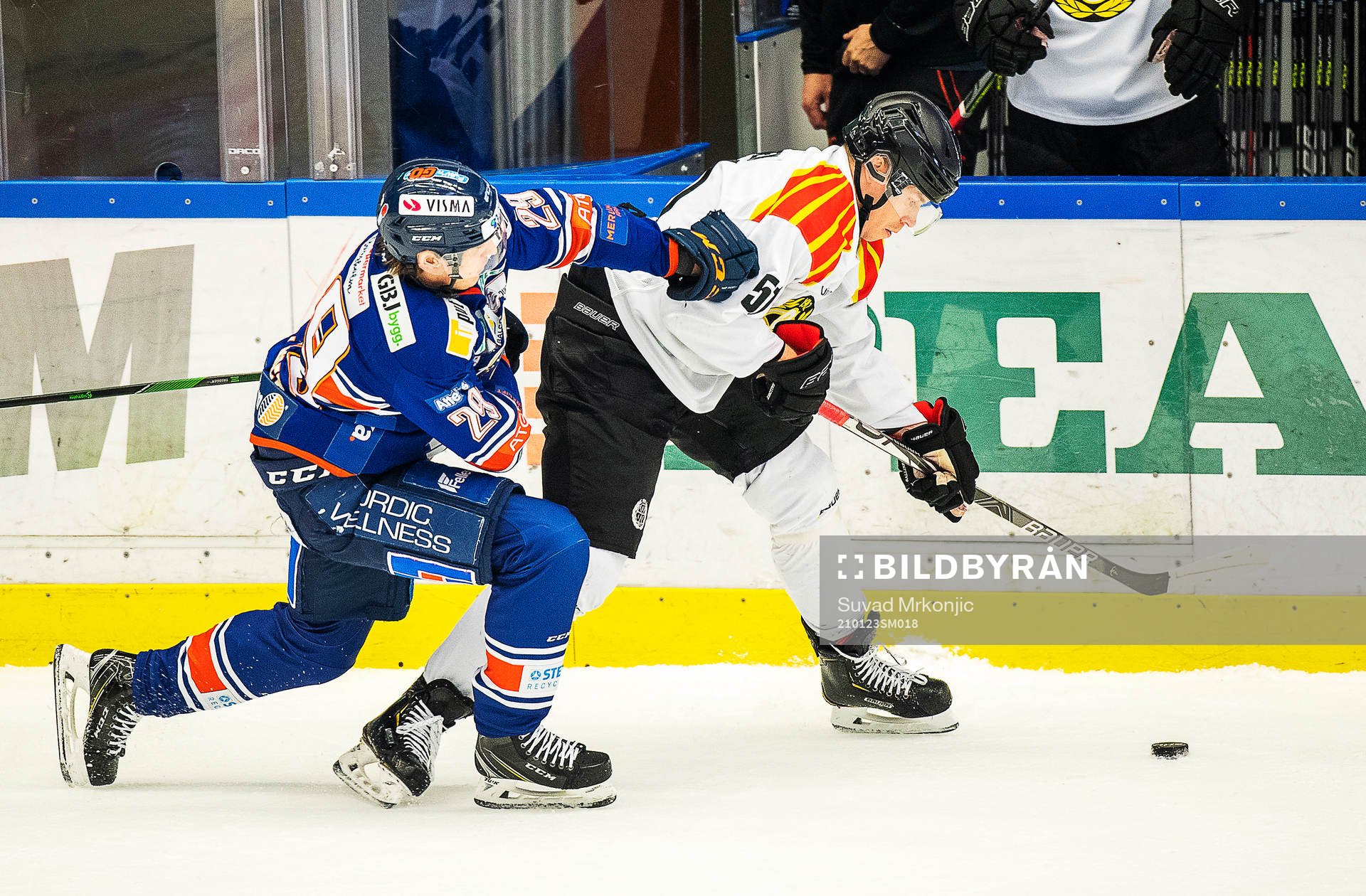 Växjös Pontus Holmberg och Brynäs Tomi Sallinen