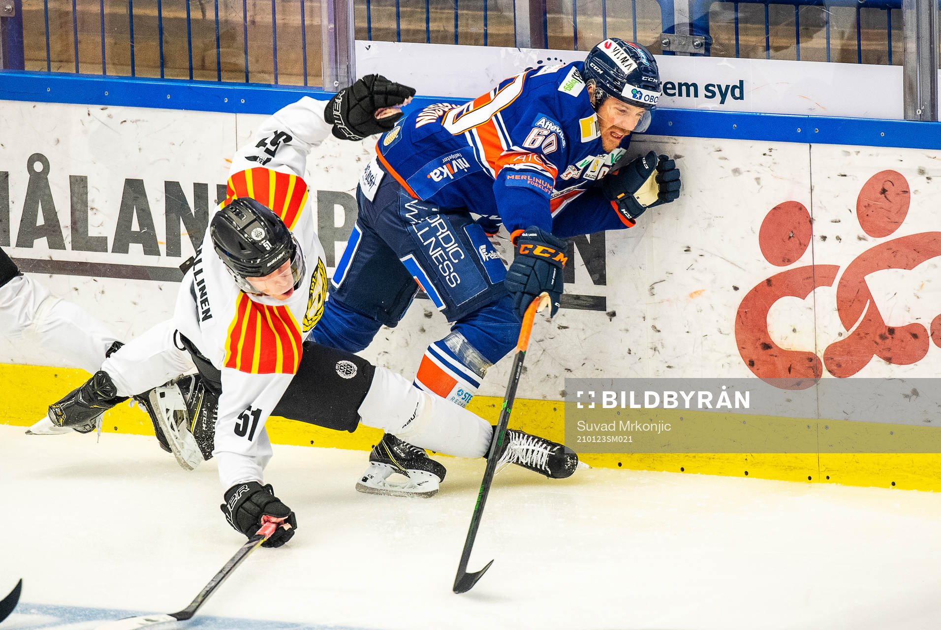 Växjös Erik Josefsson och Brynäs Tomi Sallinen