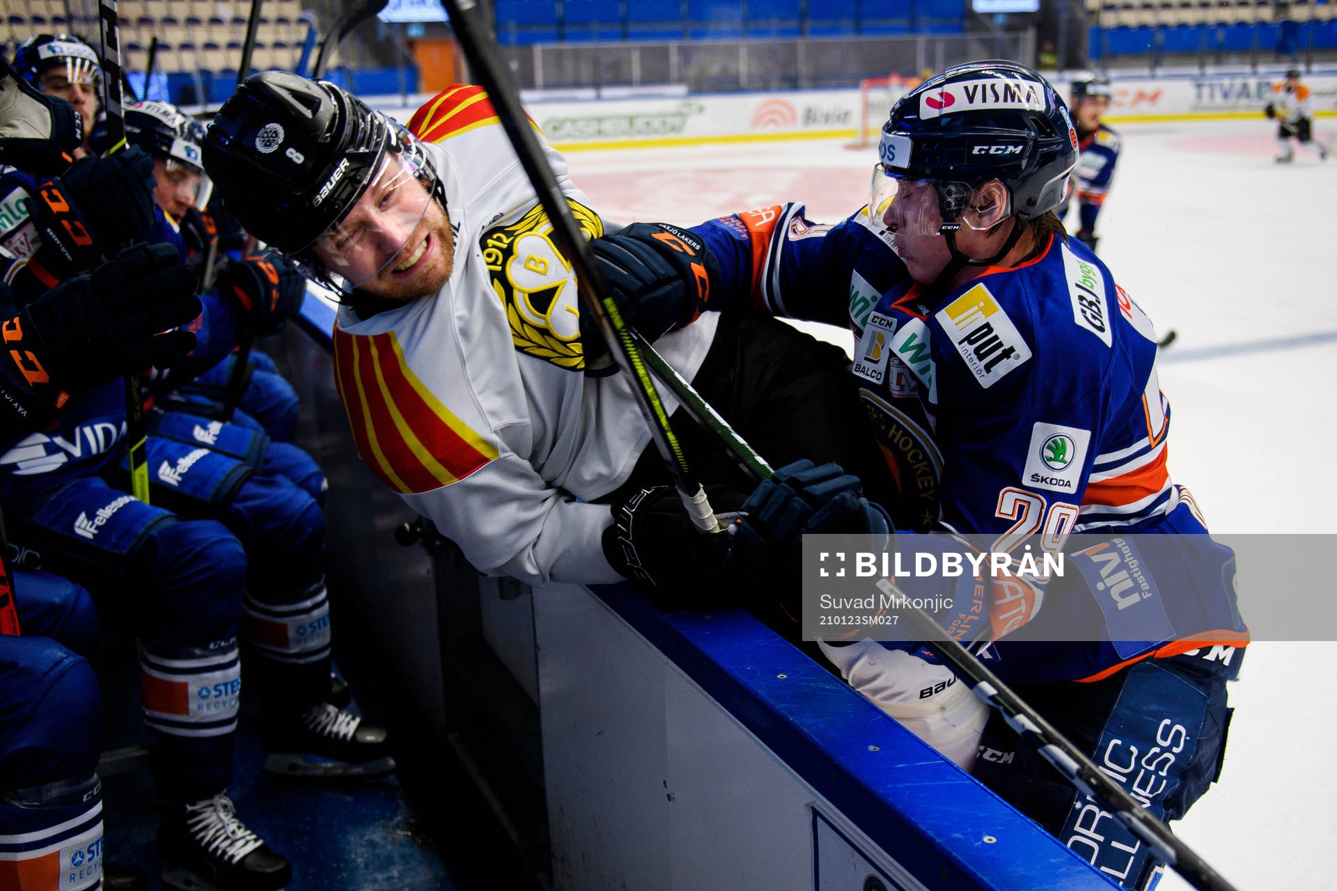 Brynäs John Nyberg och Växjös Pontus Holmberg
