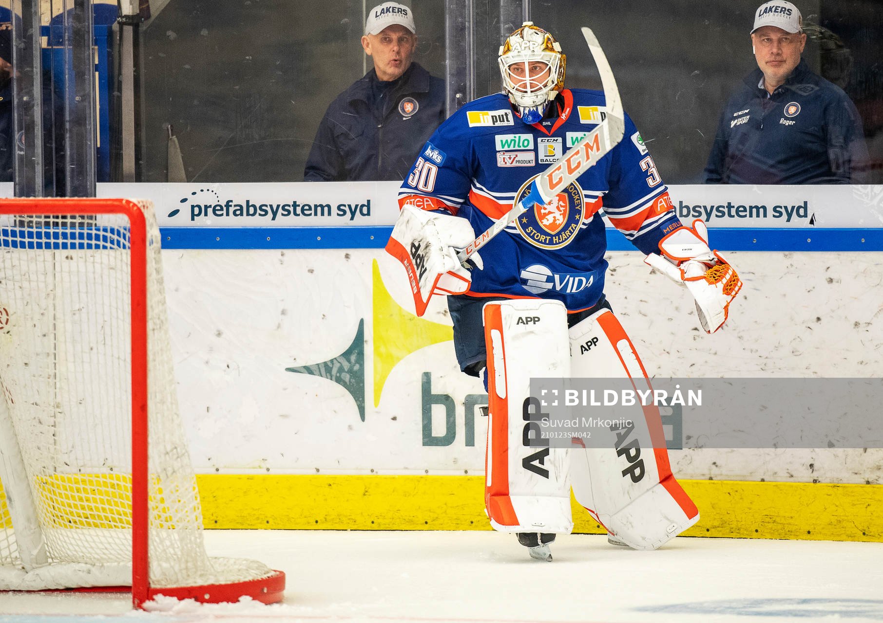 Växjös målvakt Viktor Fasth