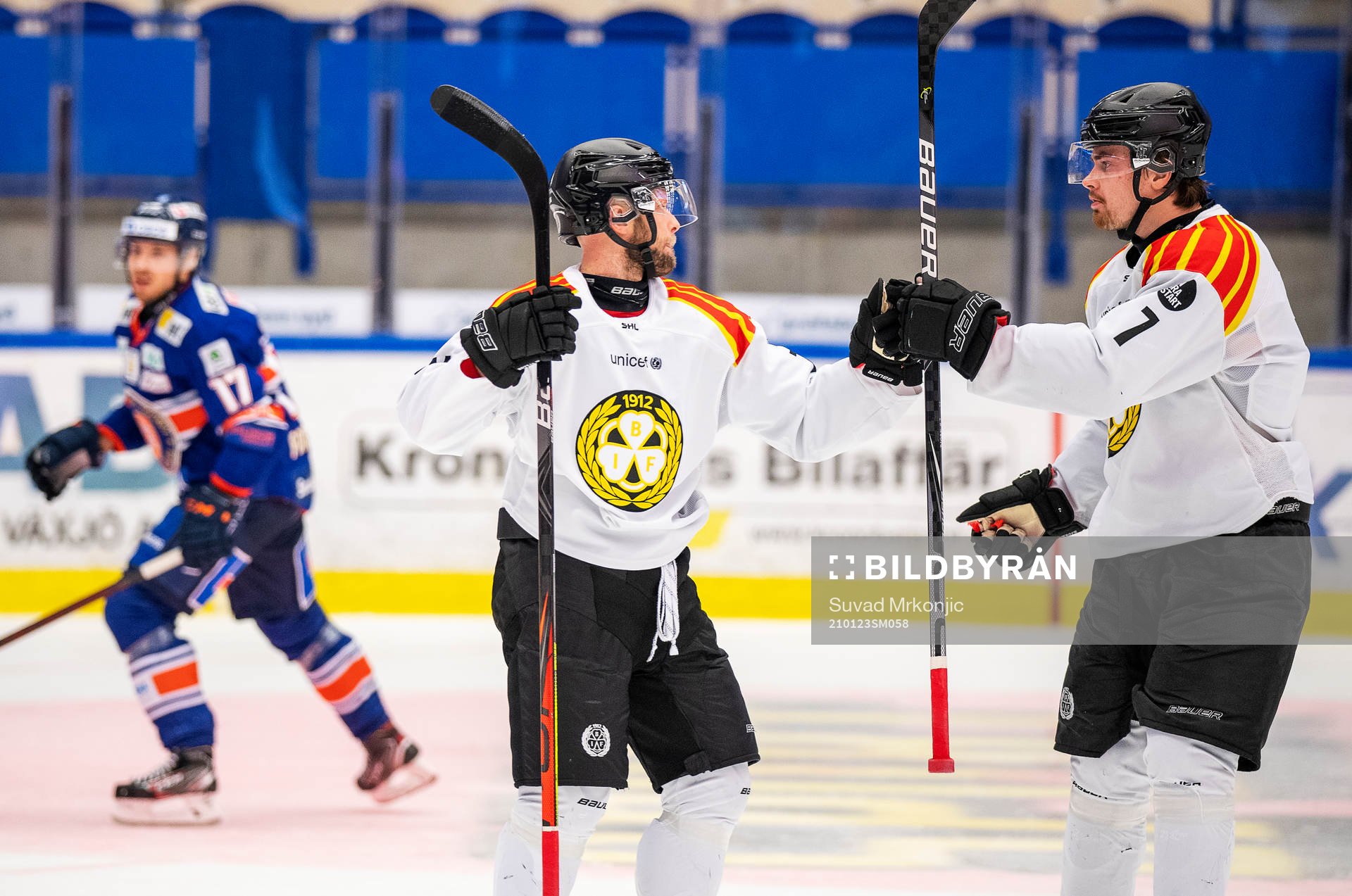 Brynäs Chad Billins jublar