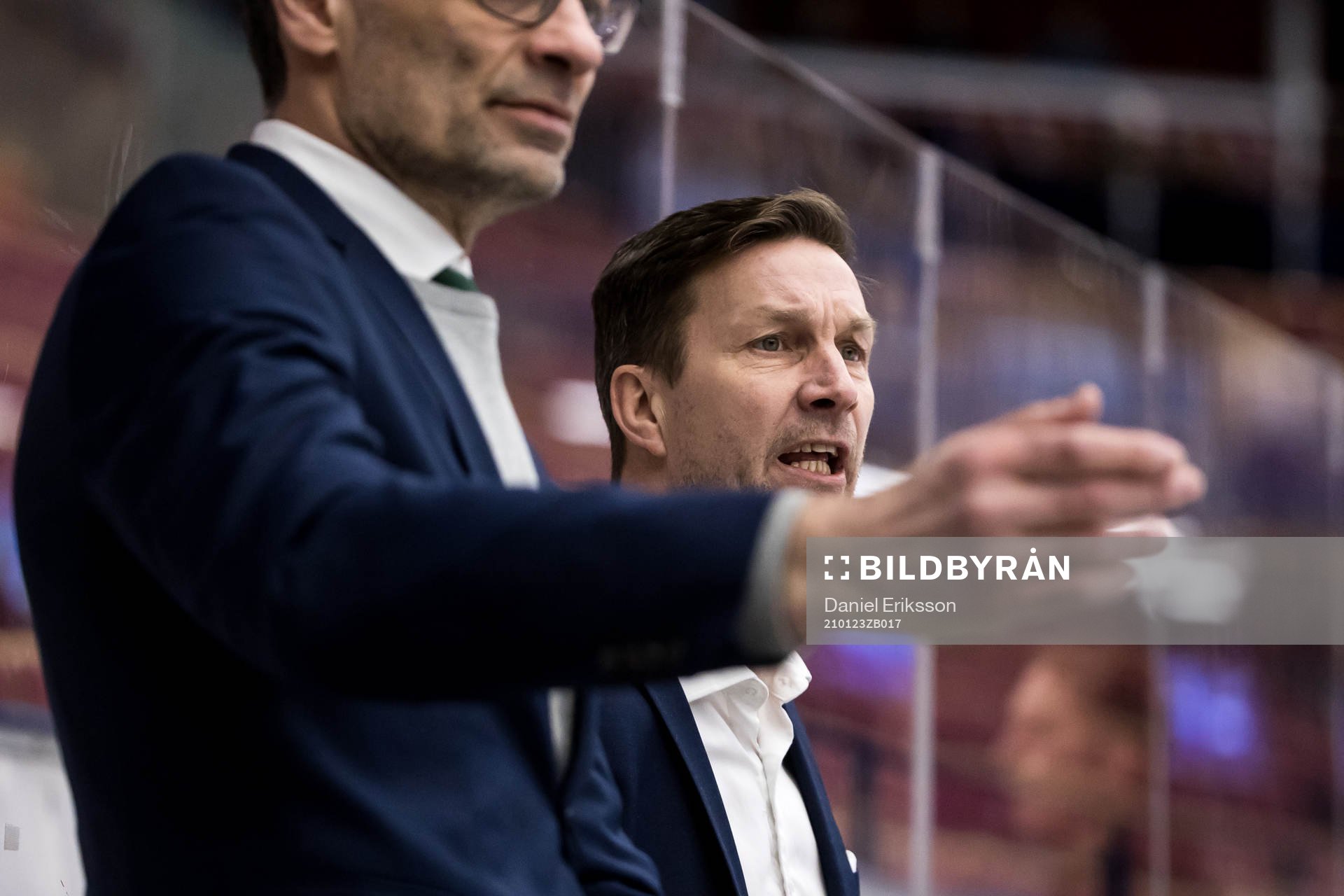 Färjestads huvudtränare Johan Pennerborn