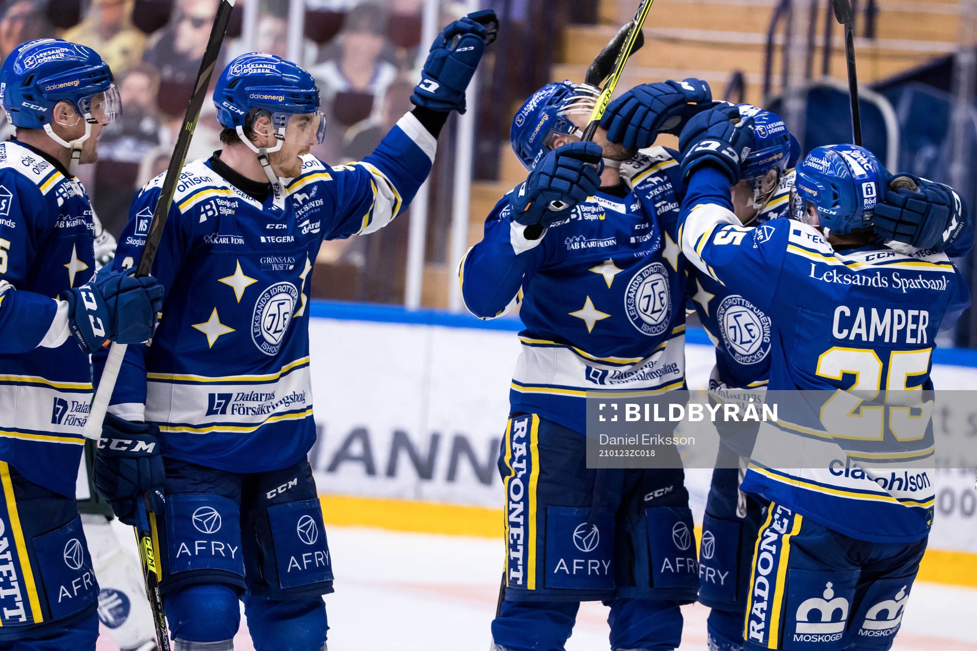 Leksands Alexander Lundqvist jublar
