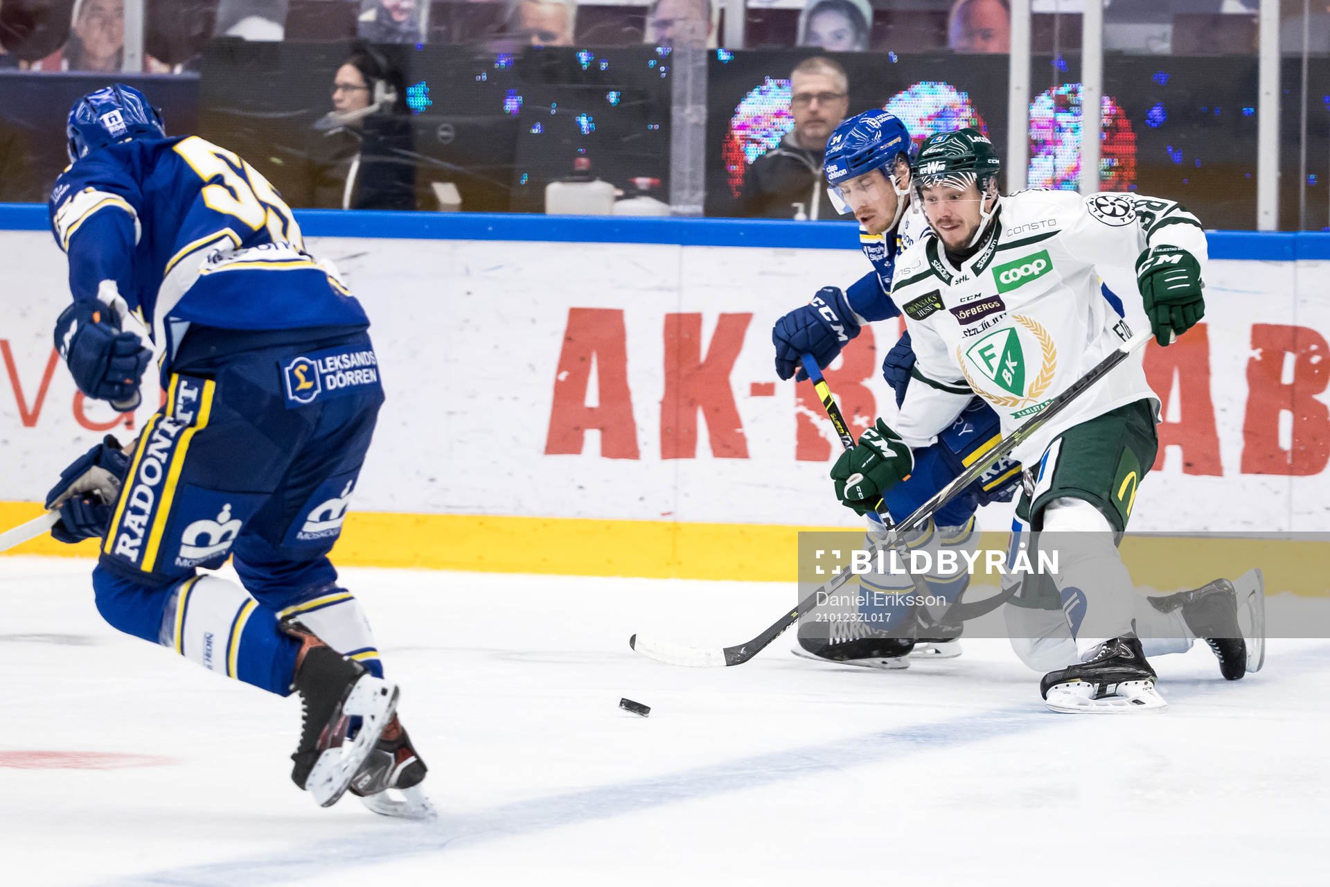 Leksands Peter Cehlarik och Färjestads Jakob Forsbacka
